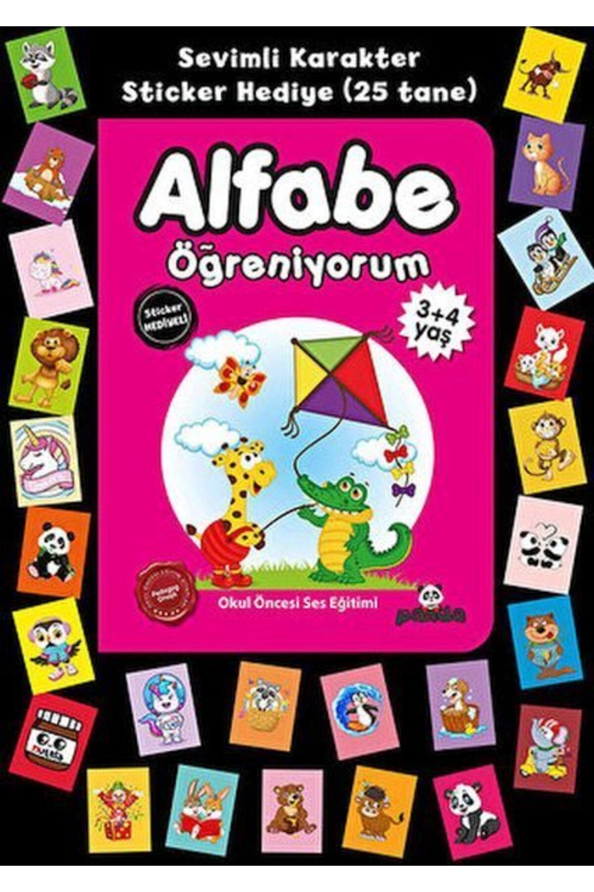 Destek Yayınları Stickerlı 34 Yaş Alfabe Öğreniyorum