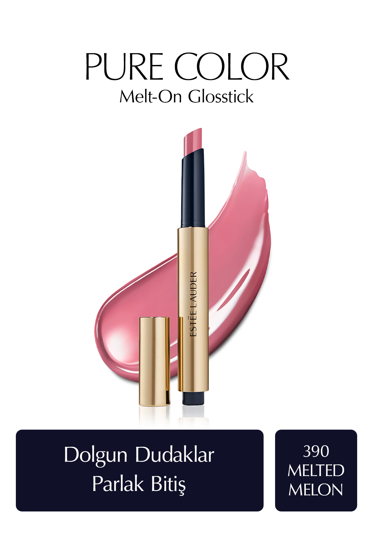 Estee Lauder Ruj - Pure Color Melt-On Glosstick Dolgunlaştırıcı Etkili Parlatıcı - Renk: 390 Melted Melon - Fiyatı, Yorumları