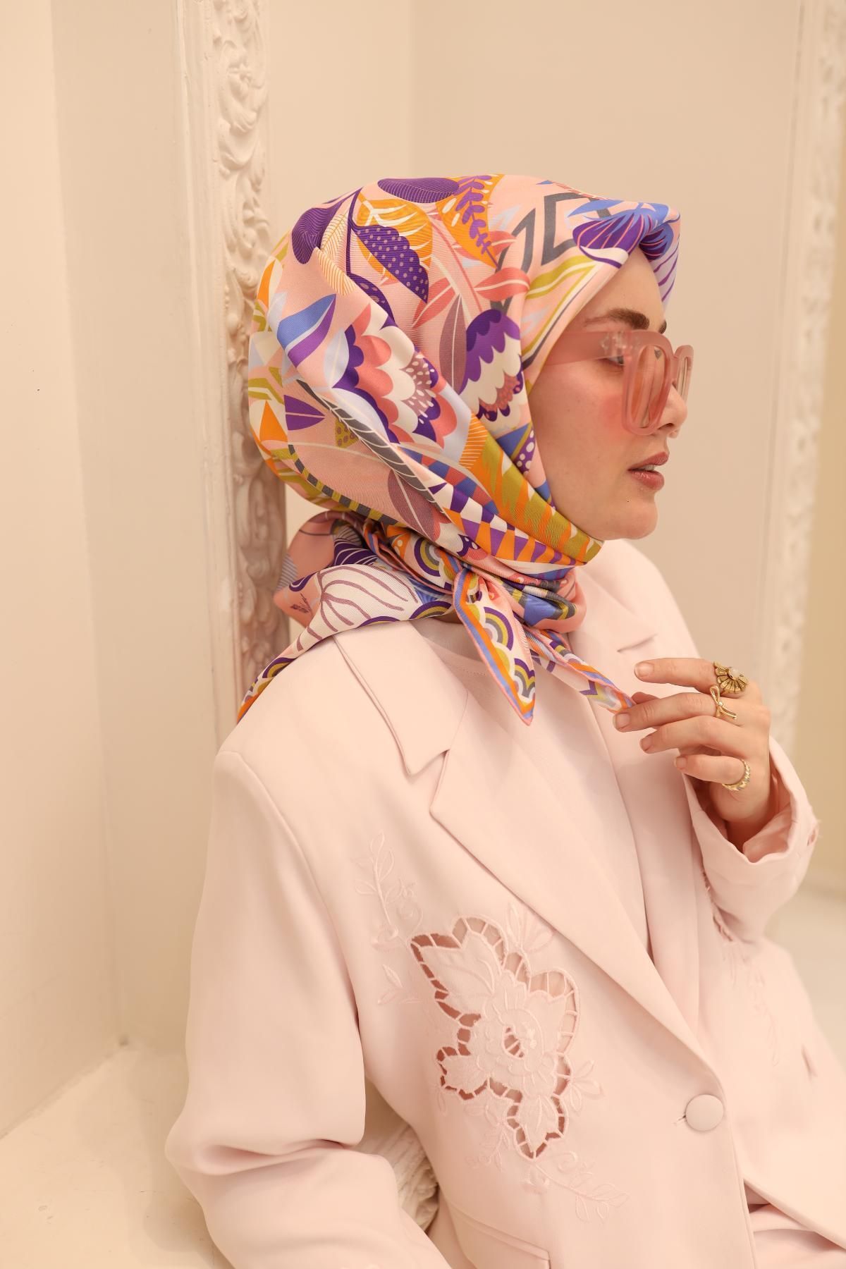 Silk Home-Twill Silk Scarf 11461-48 2