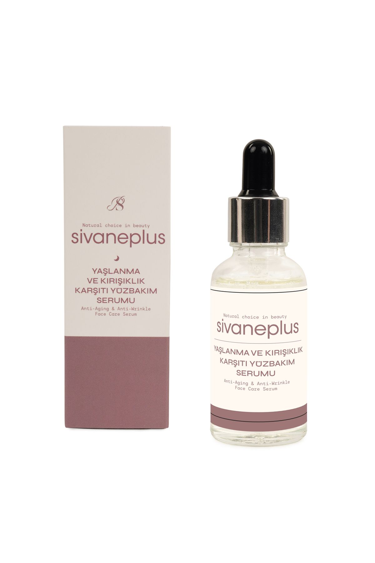 SİVANE Plus Yaşlanma ve Kırışıklık Karşıtı Yüz Serumu 50 ml | Pürüzsüz Görünüm Sağlayan Serum