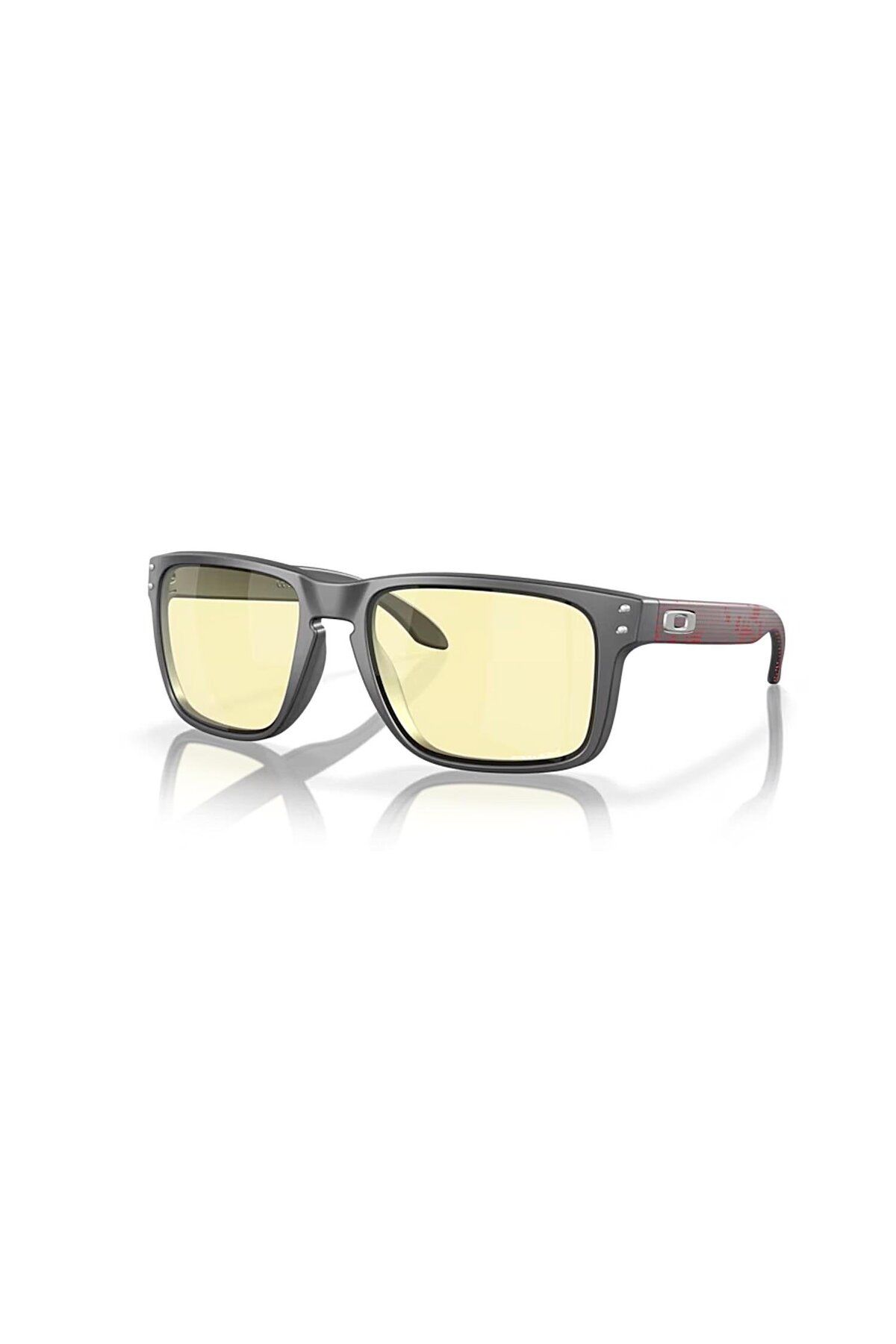 9417 941742 59 عینک آفتابی مشکی مات مردانه آینه‌ای Holbrook Xl Oakley