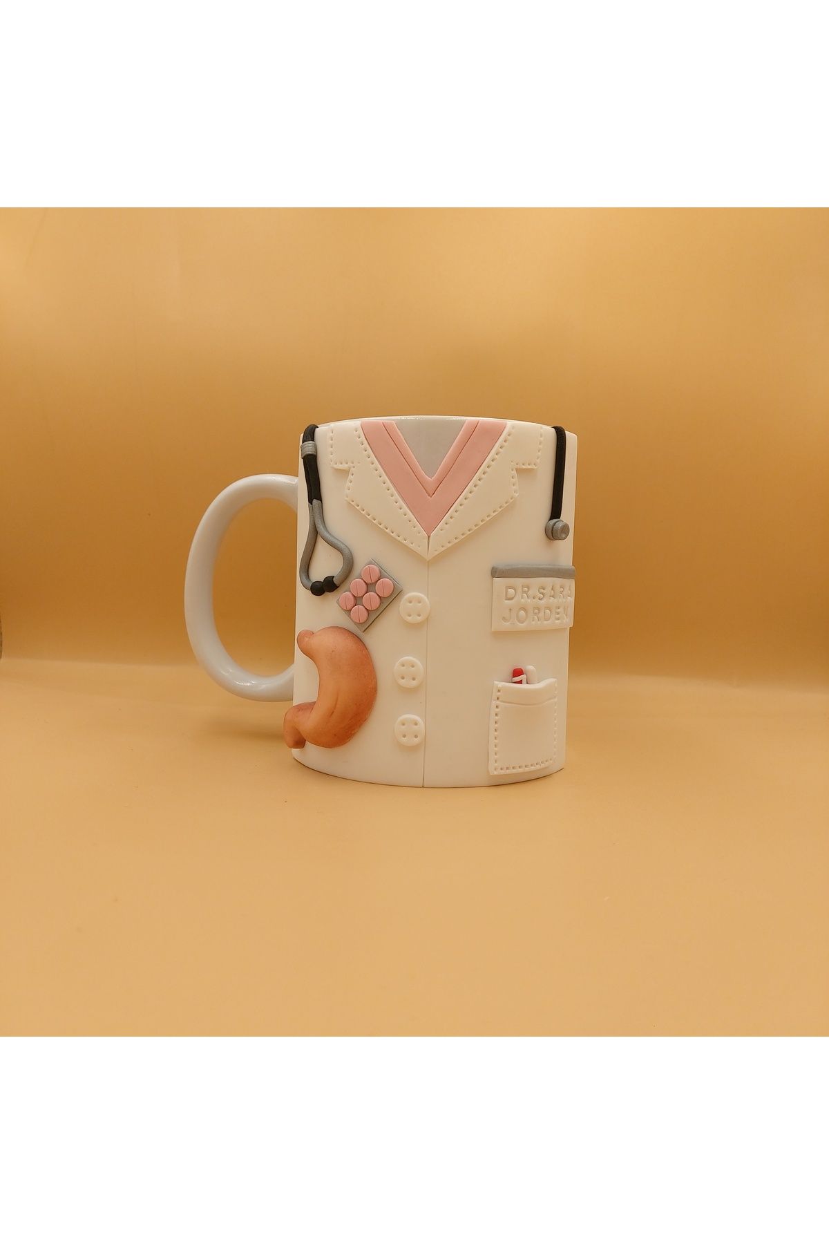 kuphane-3D Relief General Surgeon - Gastroenterology Doctor Gift Handmade Mug Cup 5