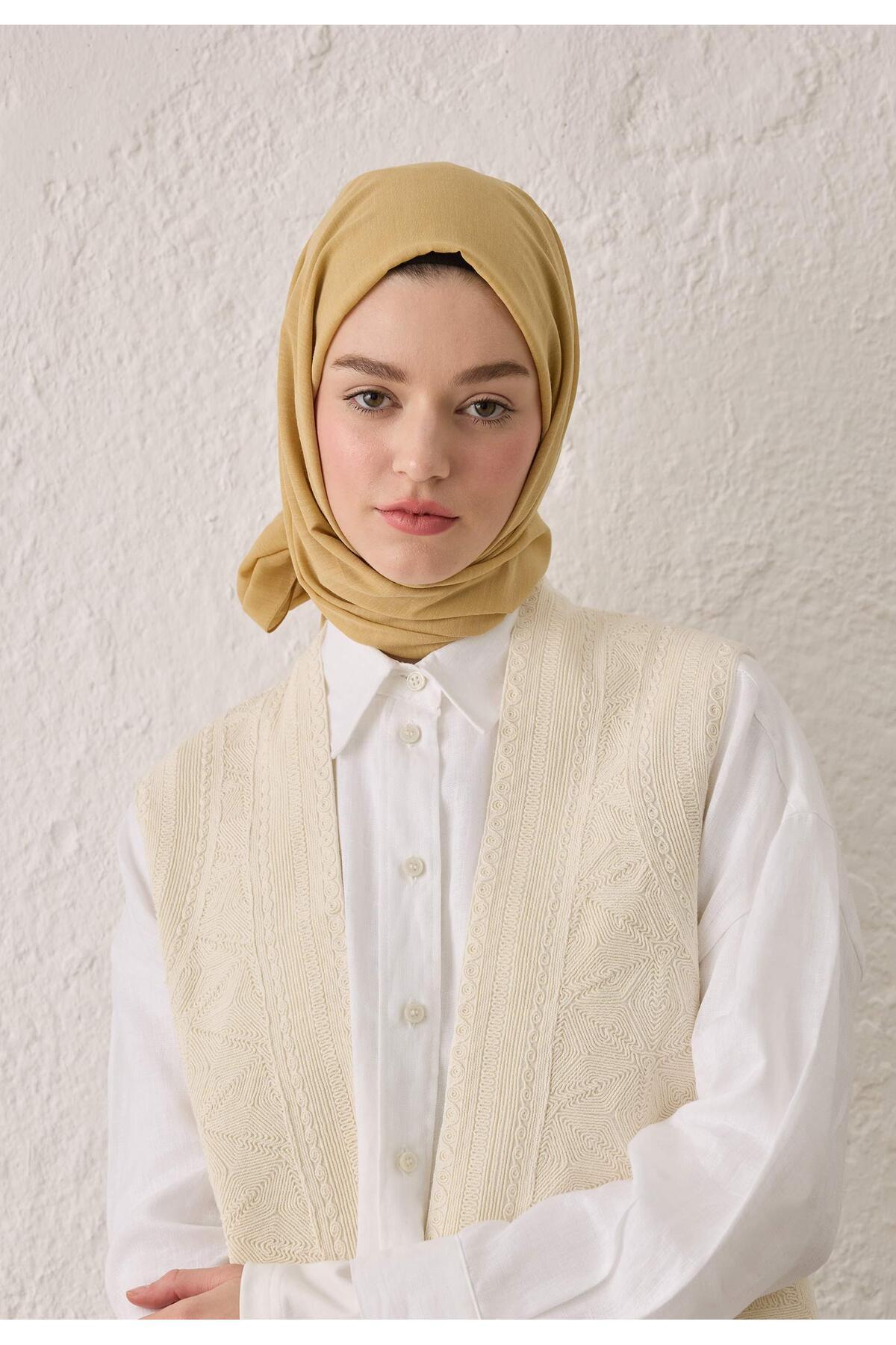 Fresh-Comfortable Algodon Shawl - Sand Color 5