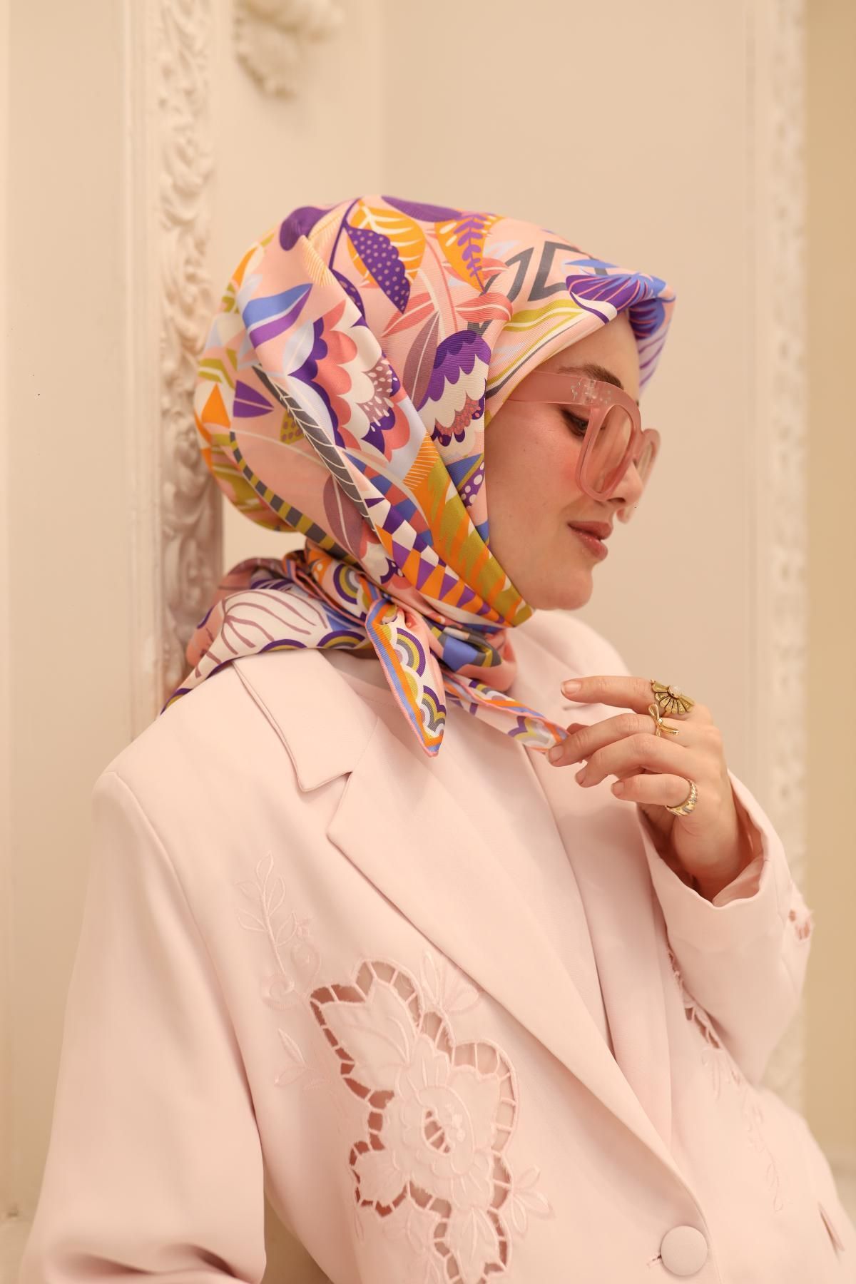 Silk Home-Twill Silk Scarf 11461-48 3