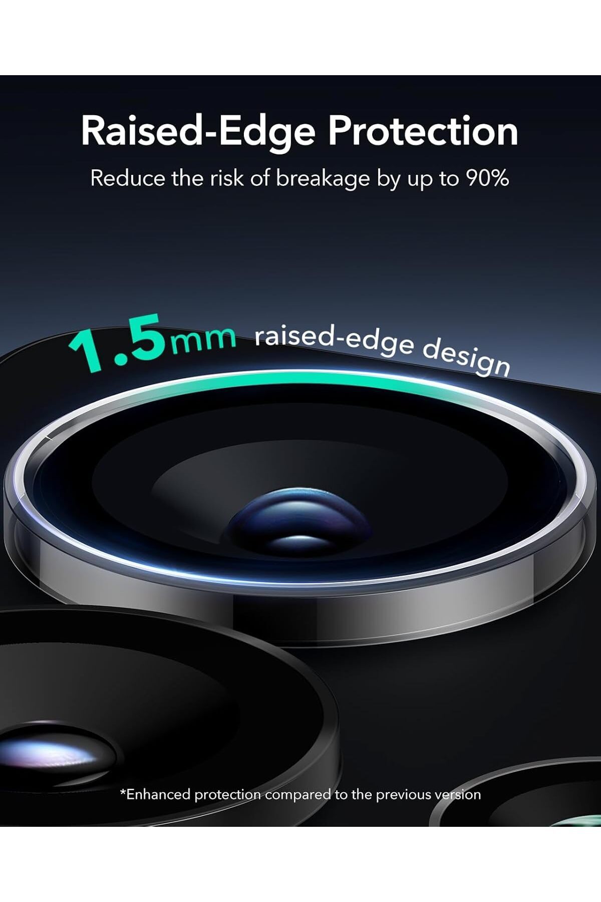 AWH-Camera Lens Protector for Samsung Galaxy S25 Ultra, Scratch-Resistant, 1 Set (Clear) 3