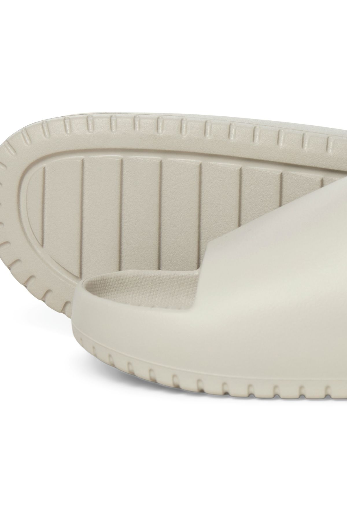 Jack & Jones-Jack Jones Jfwrıpple Molded Slider Mr. Ανδρικές Μπεζ παντόφλες 12274637-06 4