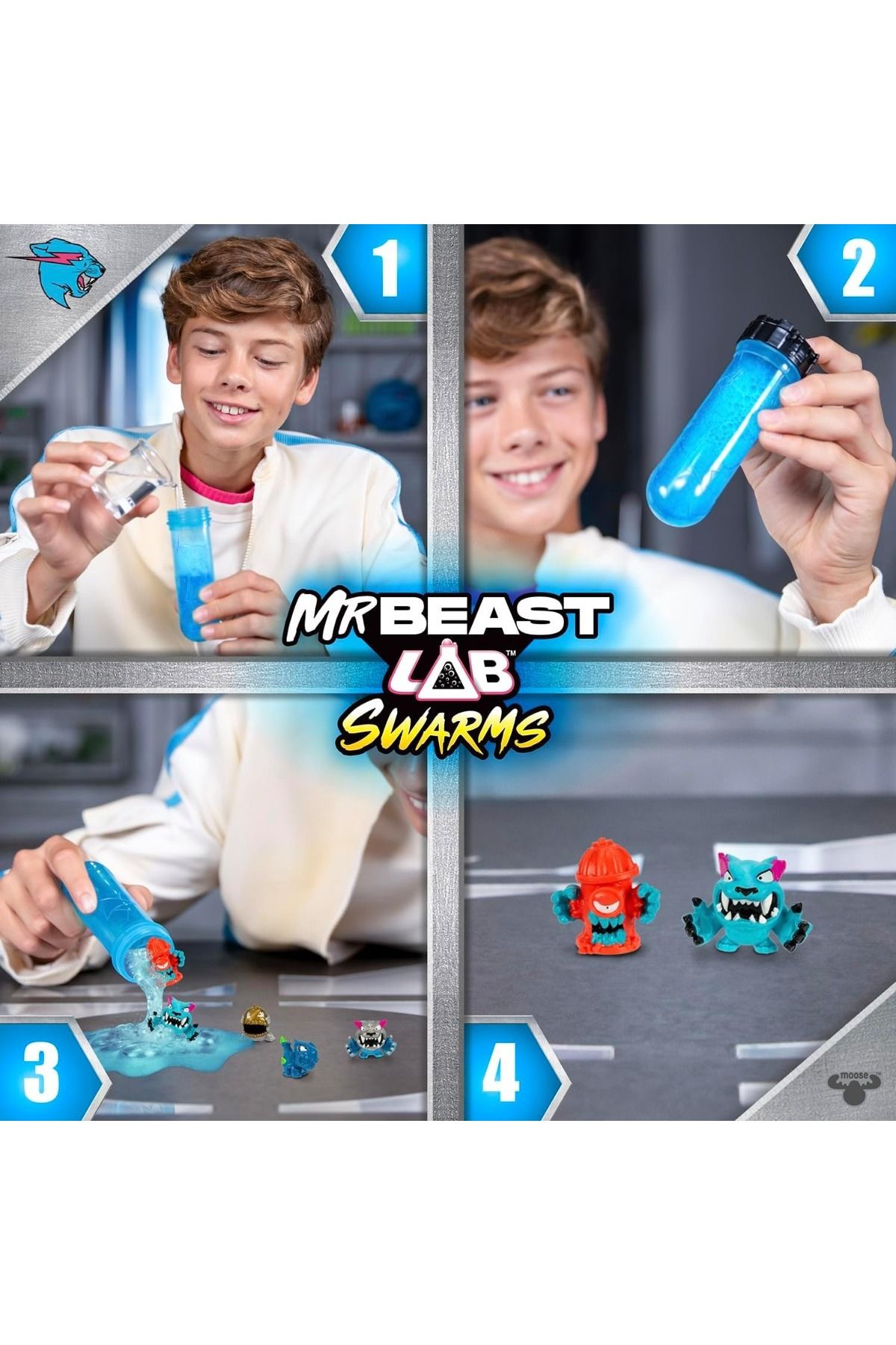 MrBeast Lab-MrBeast Lab Swarms Mystery 5-Pack (5 RANDOM Figures!) 3