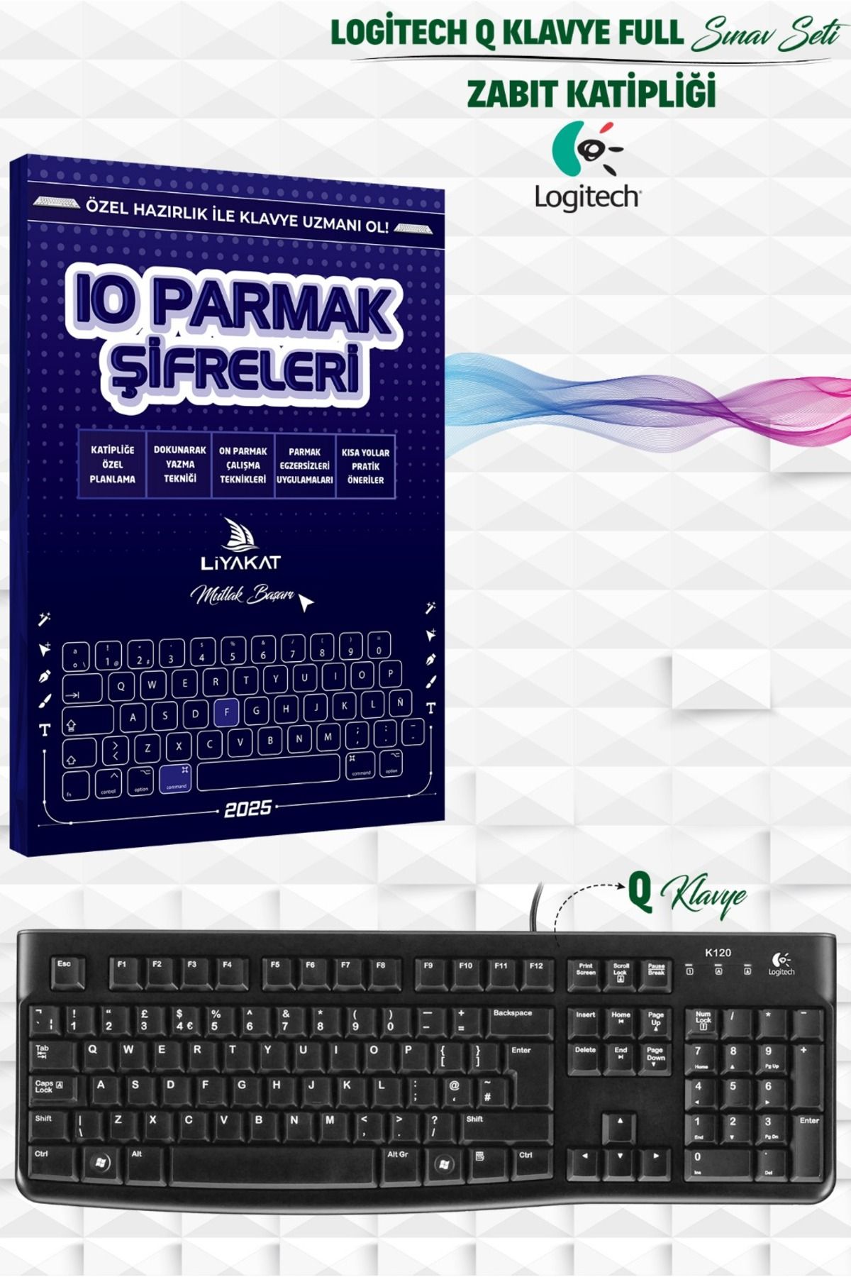 Liyakat Yayınları Logintech Klavye ve Bilgilendirme Kitapçığı