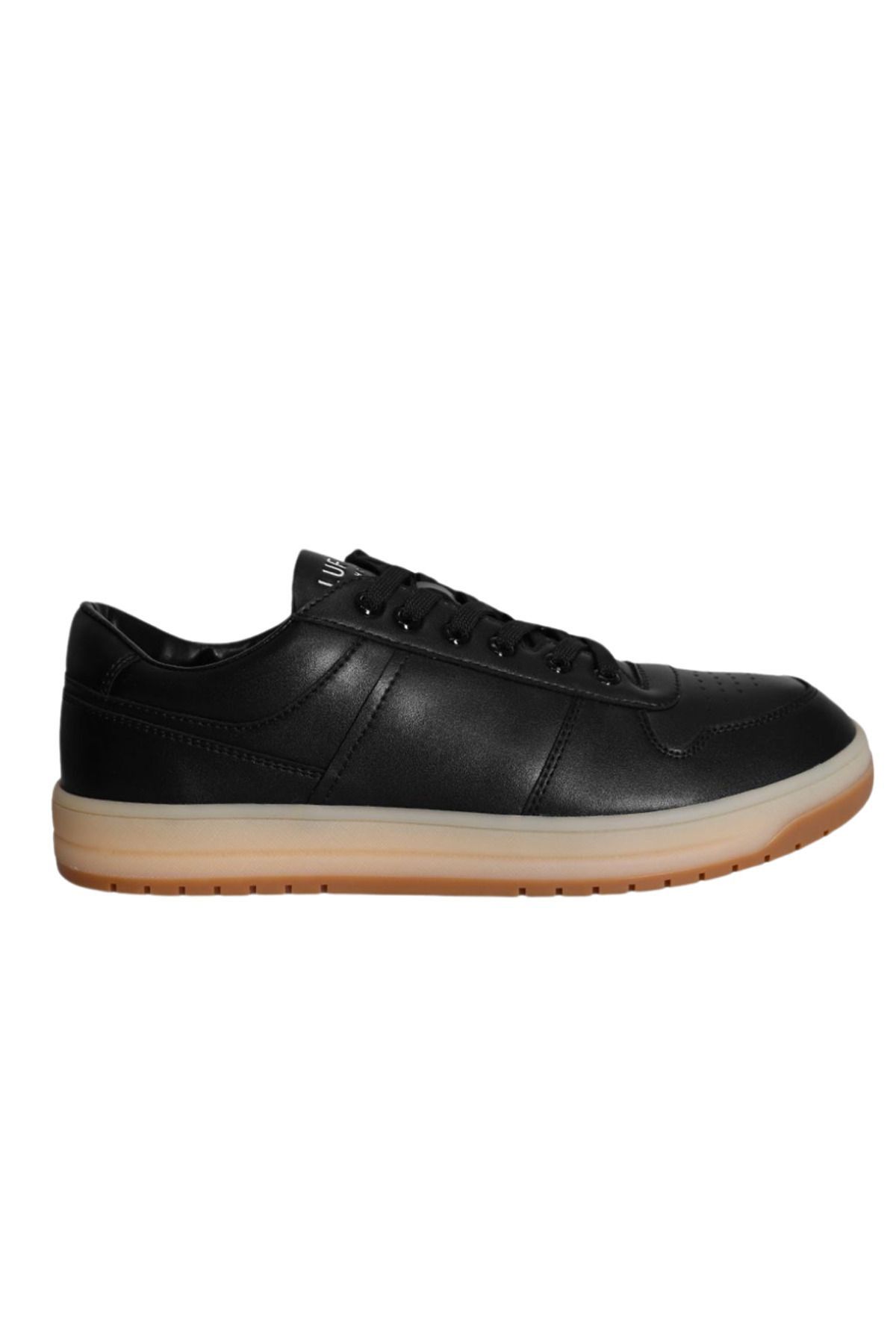 Lufian-Omar Shoes 111230257   Black Model for Men 1