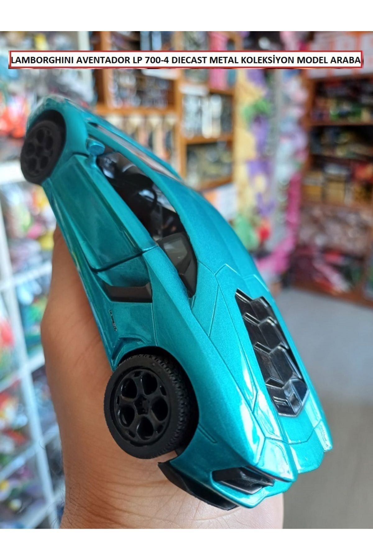OYUNCAKSAHİLİ Lamborghini Aventador LP700-4 Diecast Metal 15x6.5cm