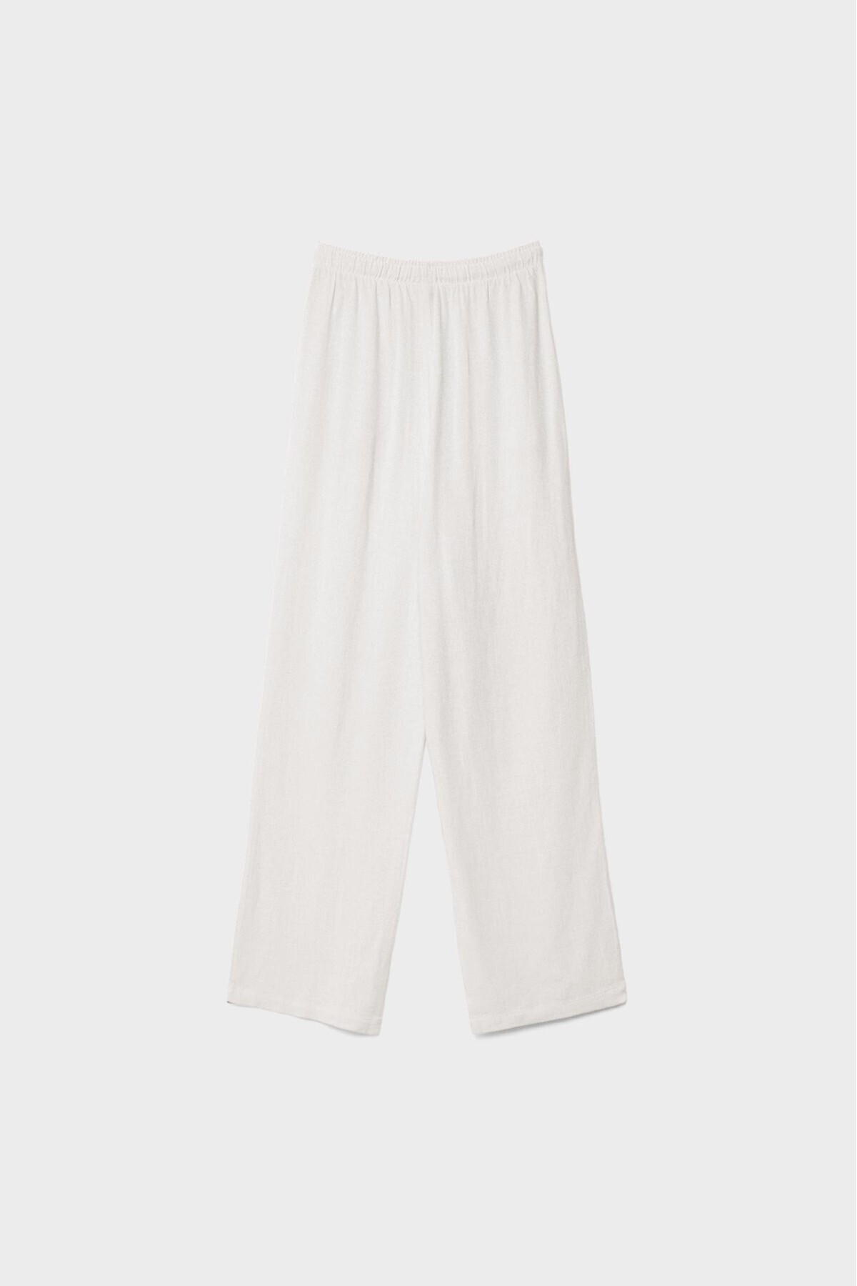 Stradivarius  Keten Karışımlı Bol Kesim Pantolon - Görsel 6