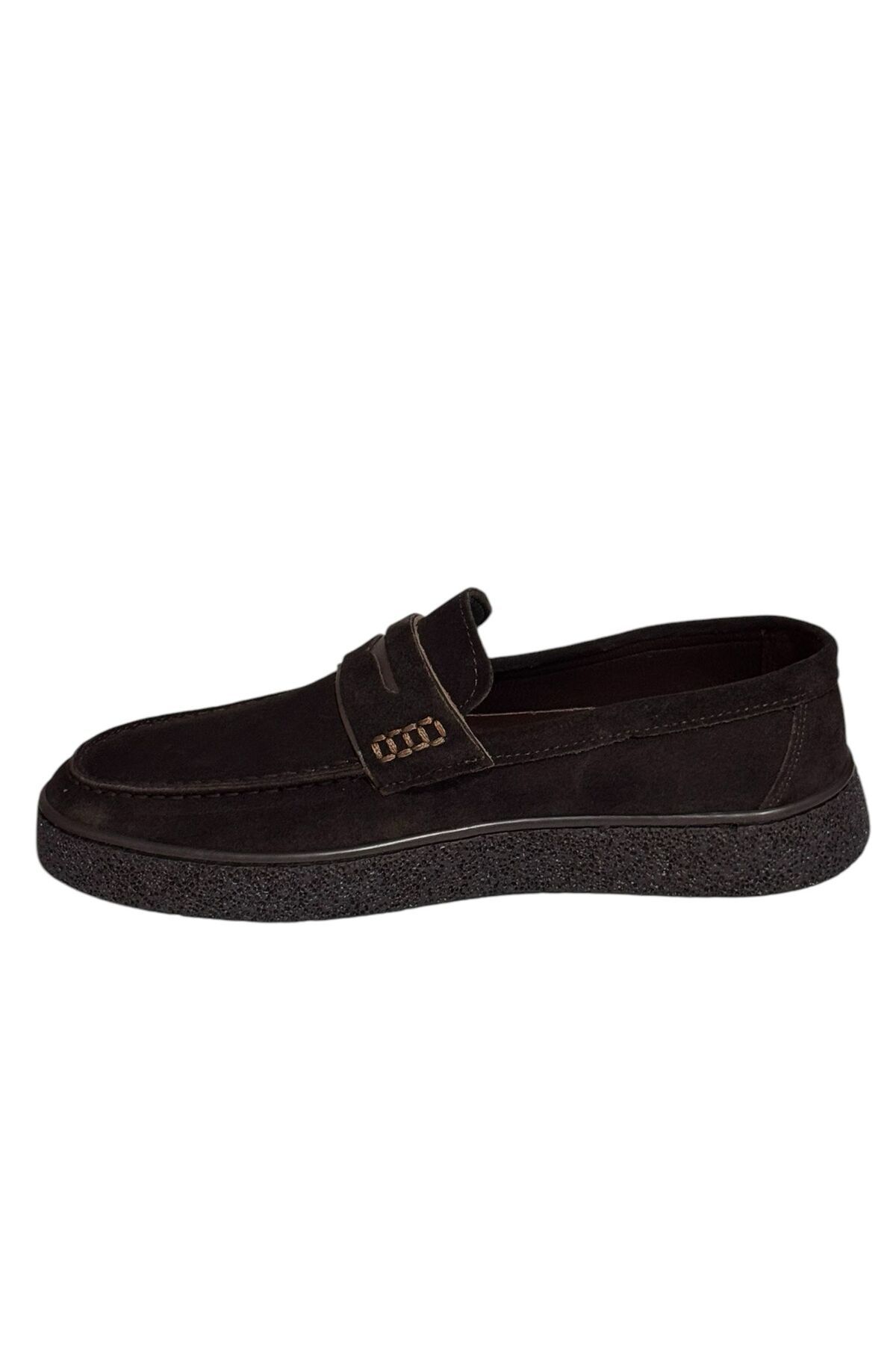 Greyybull Shoes-حذاء كاجوال رجالي من الجلد الطبيعي باللون البني، حذاء لوفر، حذاء خفيف الوزن 2