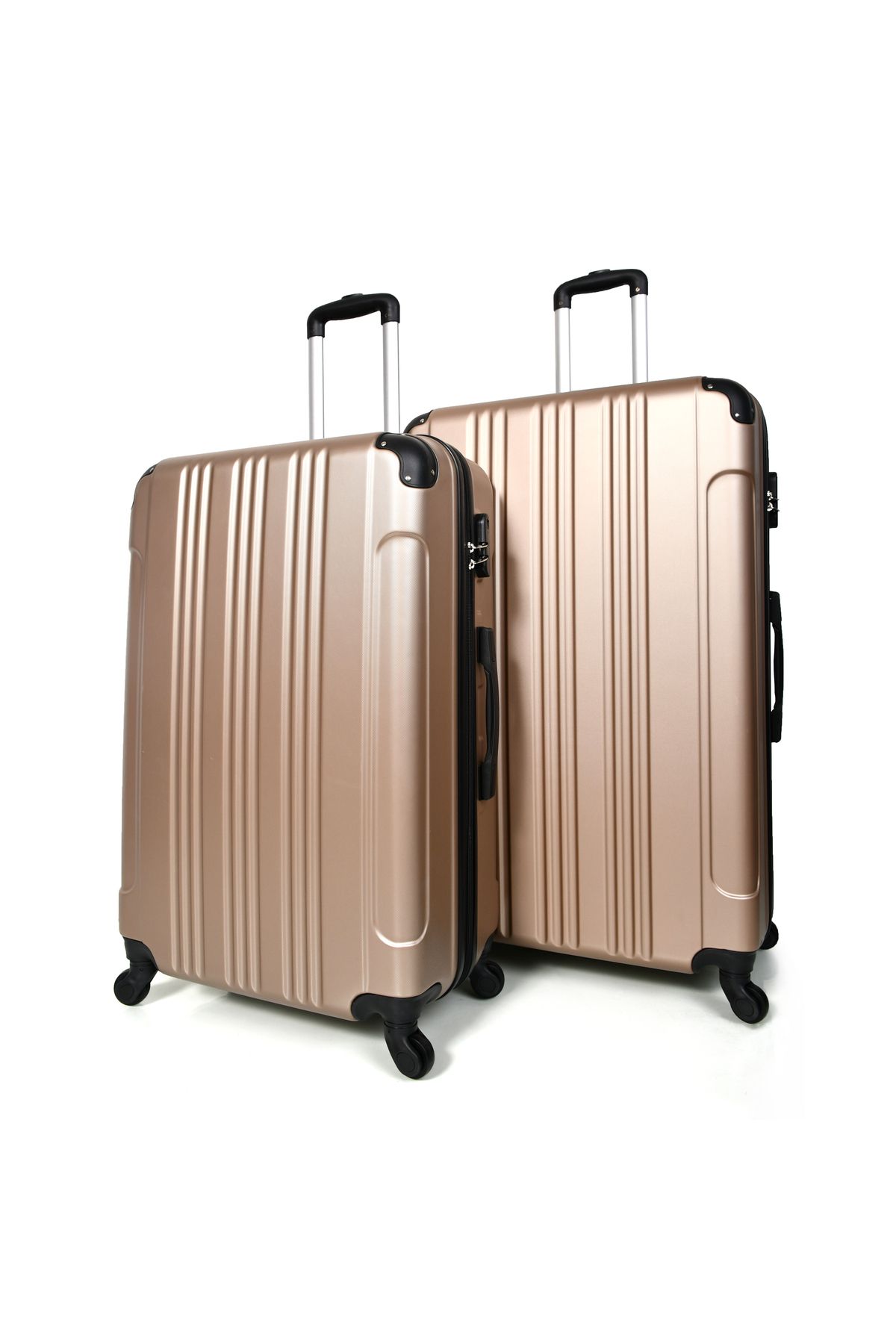 MORANO-Morano Durable and Lightweight 4-Wheel Spinner Luggage Set with Numbered Security Lock (Set of 4) 4