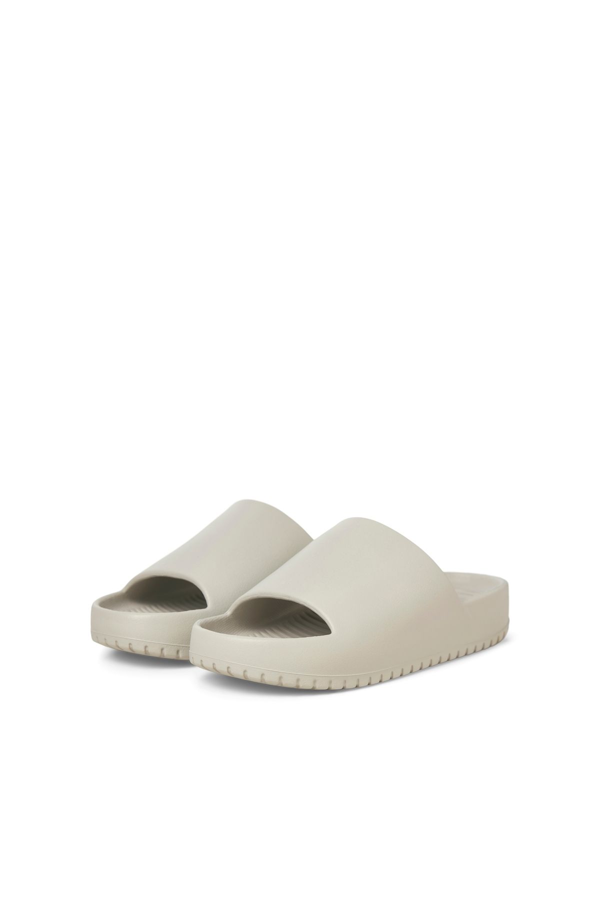 Jack & Jones-Jack Jones Jfwrıpple Molded Slider Mr. Ανδρικές Μπεζ παντόφλες 12274637-06 2
