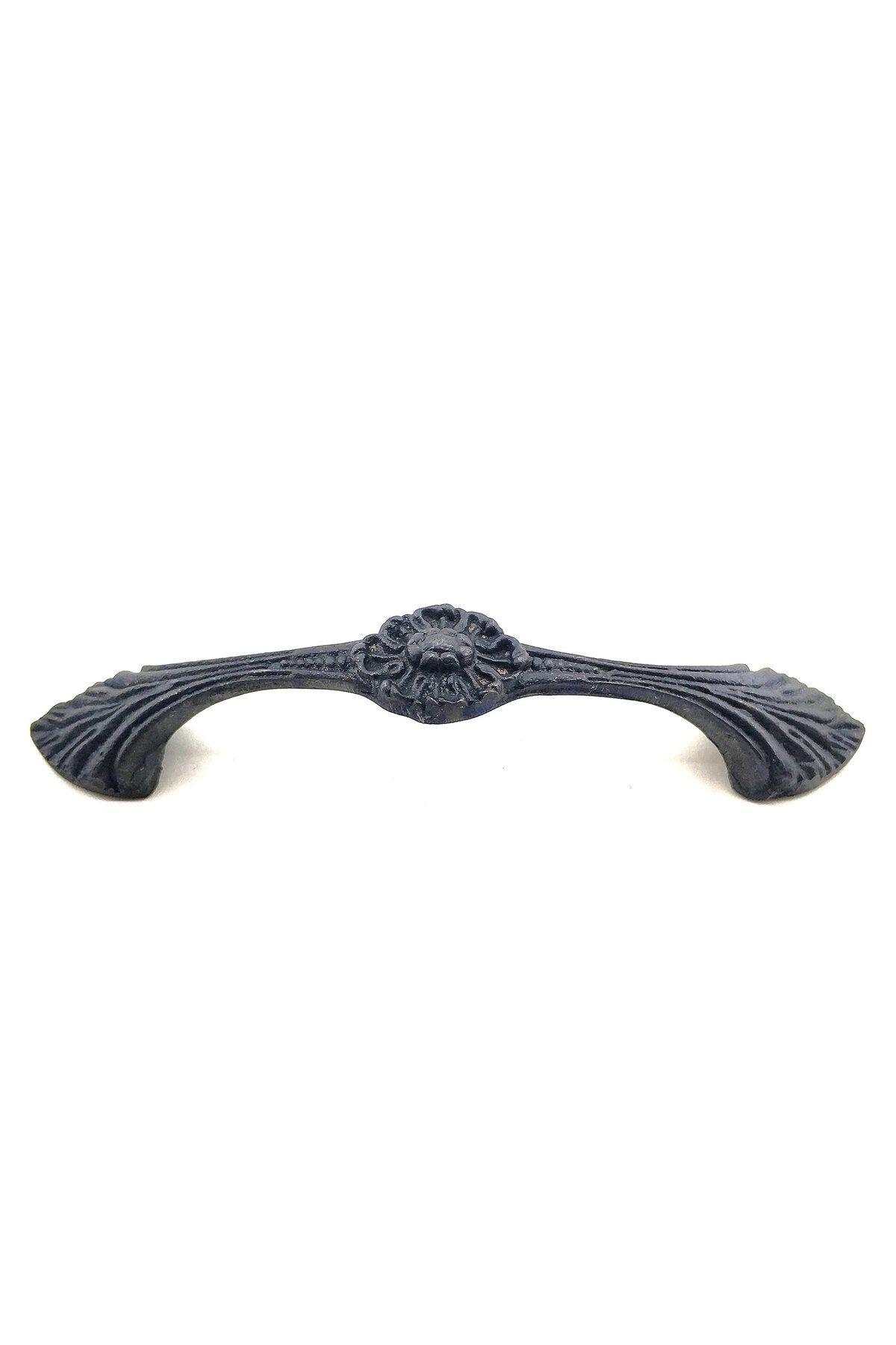 karadağsb Antika Tarz Dekoratif Pirinç Göz Kapı Kulbu - 21X127 Mm, Oksit