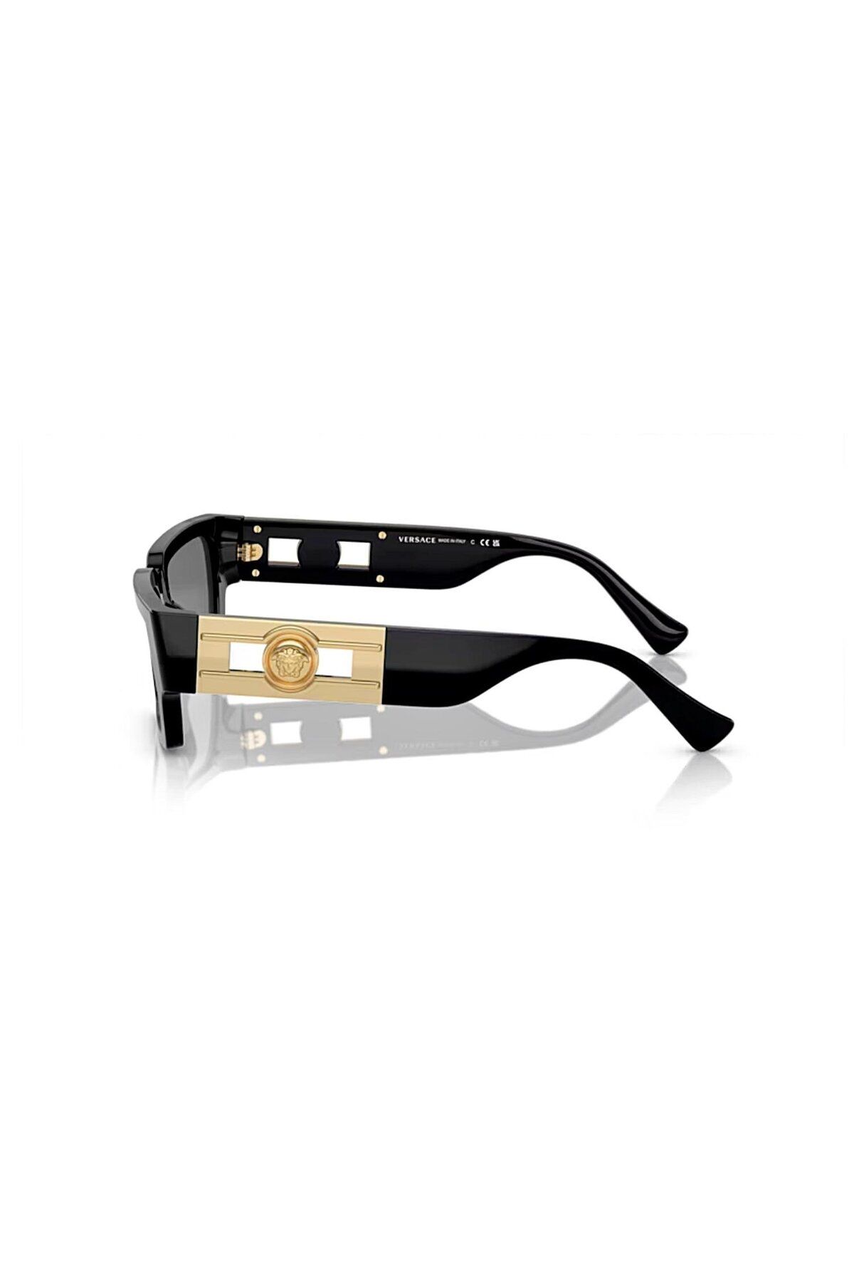 عینک آفتابی مشکی مردانه و زنانه 4459 GB1 87 54 یونیسکس Versace
