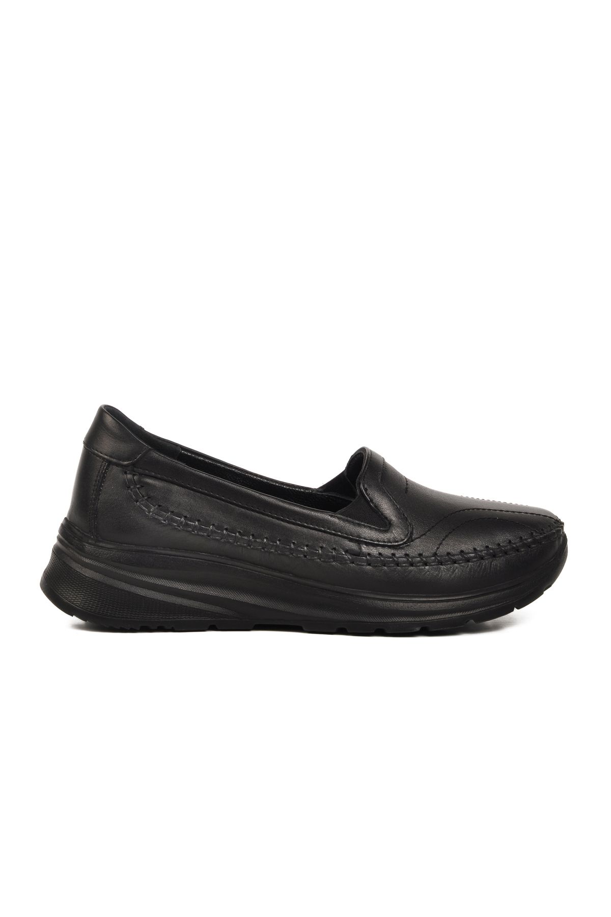 AYAKMOD Pantofi De Damă Din Piele Naturală Neagră 0023 Z Femeie - 40