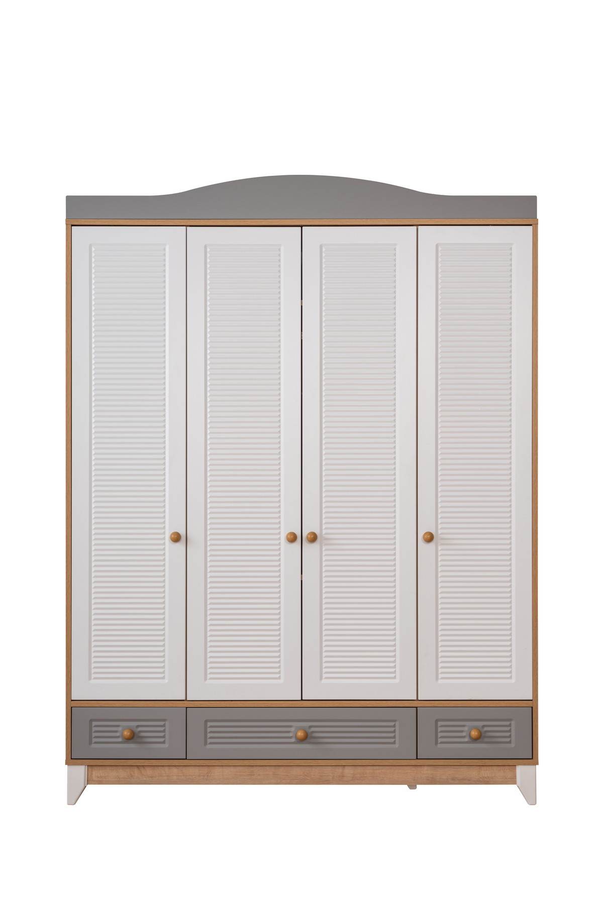 miracool Palermo 4 Kapılı Dolap / Gardrop / 4 Kapaklı Gardrop fotoğrafı 4 (önizleme)