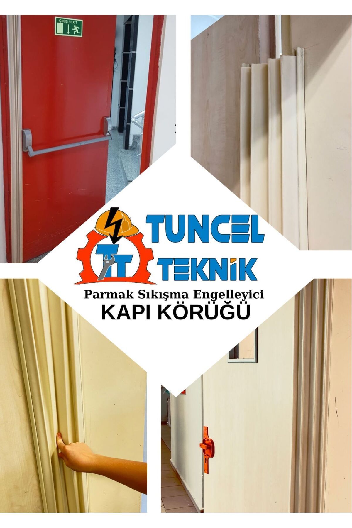 Tuncel Teknik 100 cm Parmak Sıkışma Önleyici Körük -Kapı Körüğü