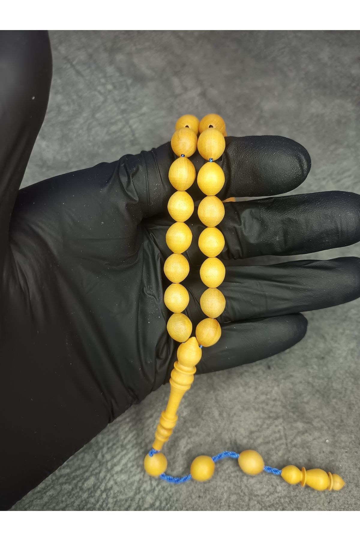 Mos Ticaret-Master's Work High-End Natural Boxwood Rosary with System 3