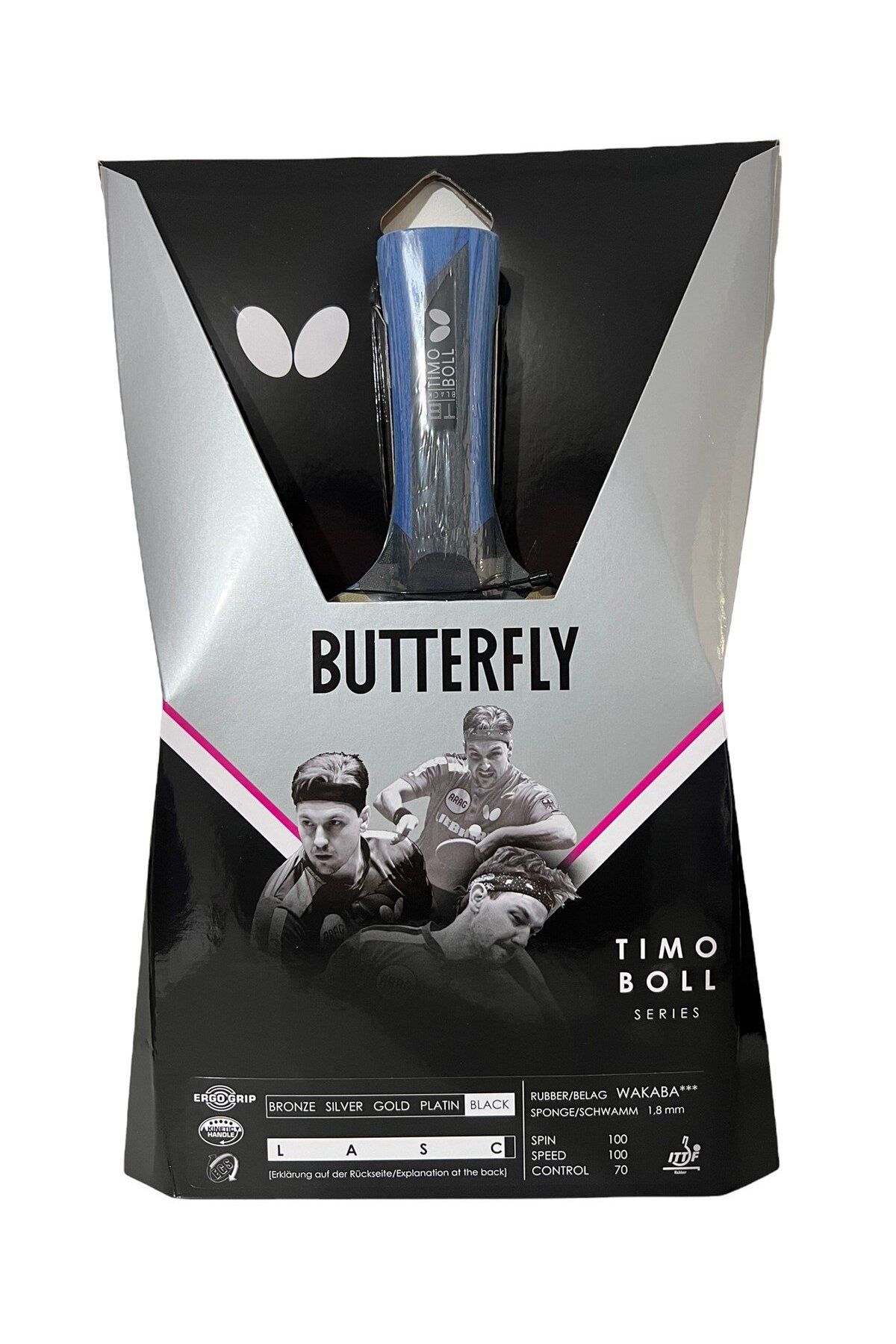 BUTTERFLY-Timo Boll Black Table Tennis Racket 3