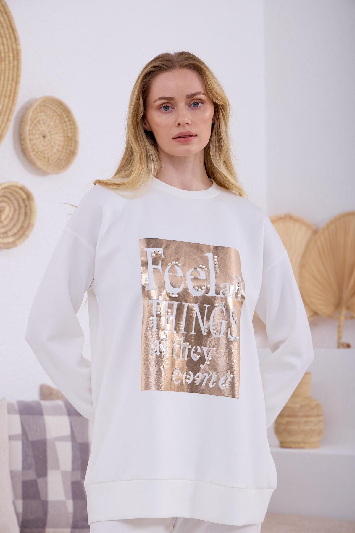 Moodbasic-СУИТШЪР С ПЕРЛЕН ДЕТАЙЛЕН ПРИНТ MOODBASIC - 21298 2