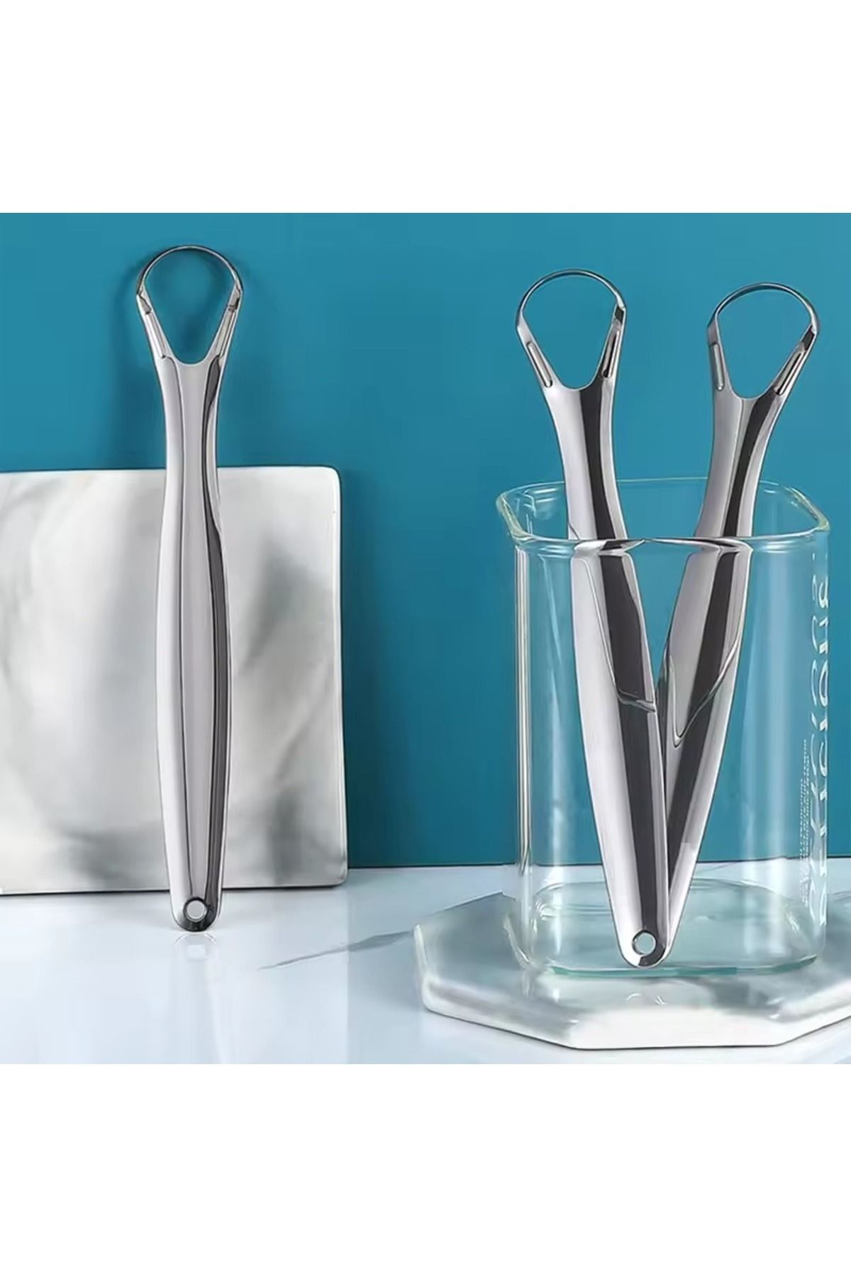 Miomi-Tongue Cleaning Apparatus Tongue Scraping Stick Cleaner Scraper Stripper 3