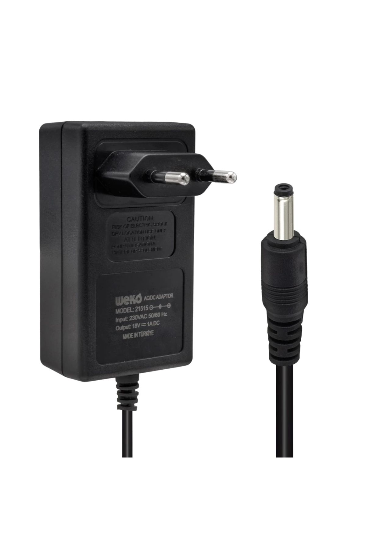 Miravm 18 Volt - 1 Amper 3.5*1.35 Uçlu Yerli Üretim Priz Tipi Adaptör (4172)