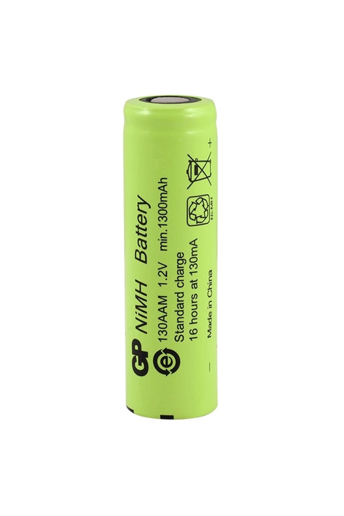 Miravm Gp 130aam 1.2 Volt 1300 Ma Duz-kafa Şarjlı Kalem Pil (4172)