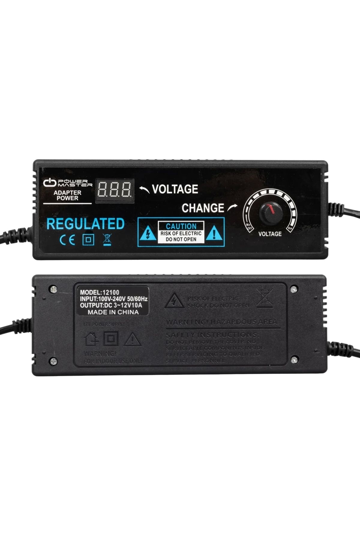 Miravm 3 Volt - 12 Volt - 10 Amper 5.5*2.5 Uçlu Kademeli Adaptör (4172)