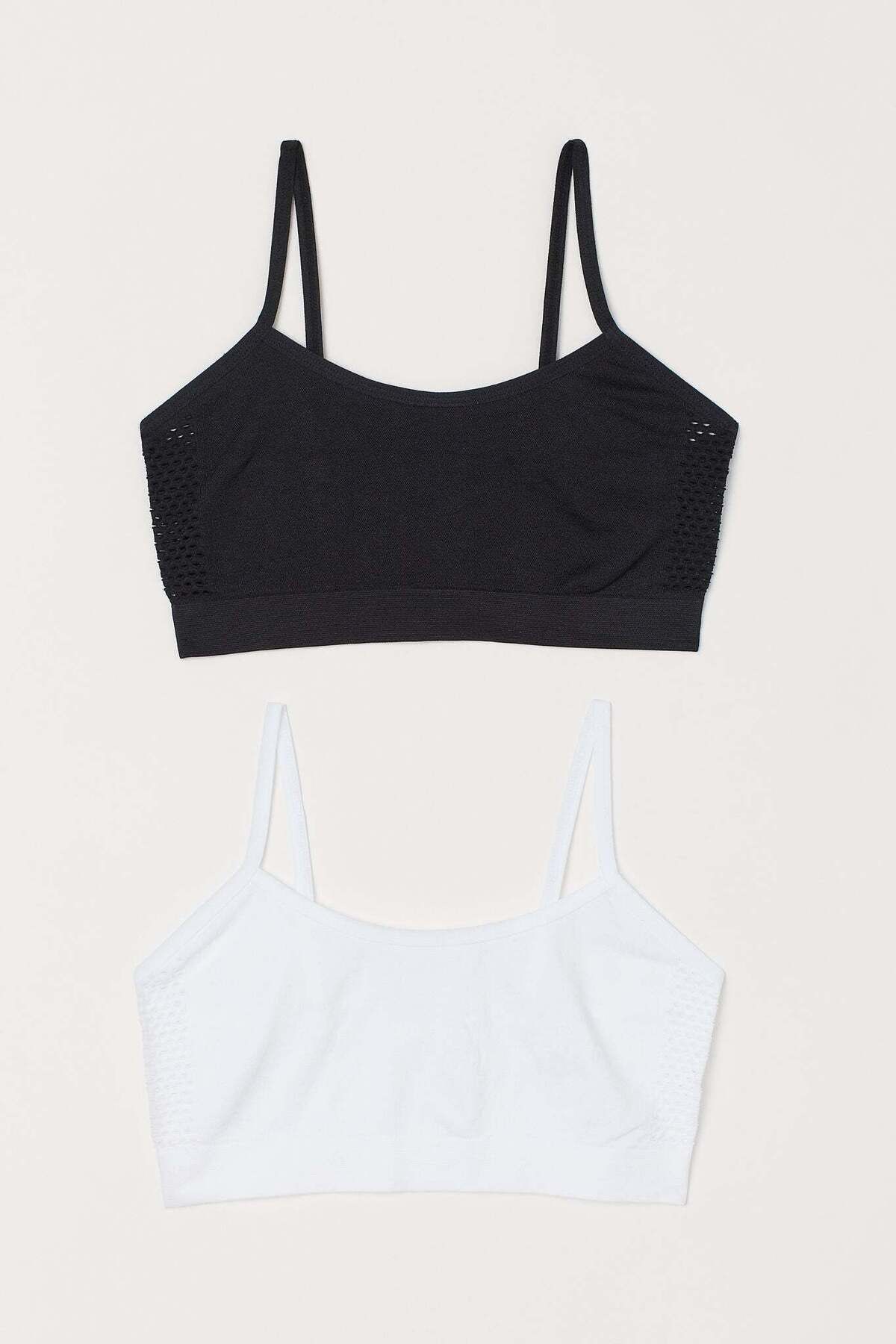 H&M-2-pack seamless jersey tops 1