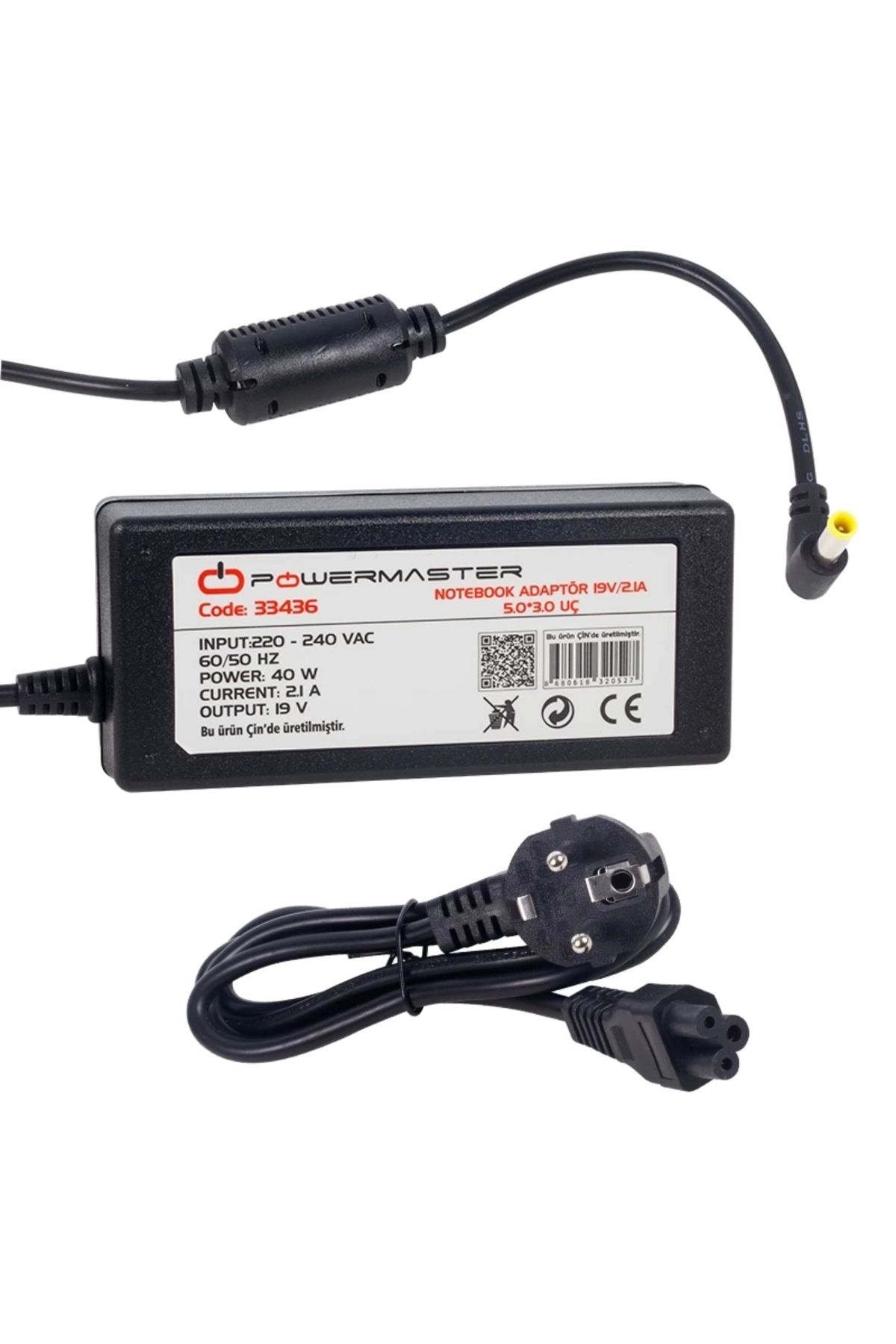 Miravm Notebook Adaptör Samsung 19v/2.1a 5.0*3.0 Uç (4172)
