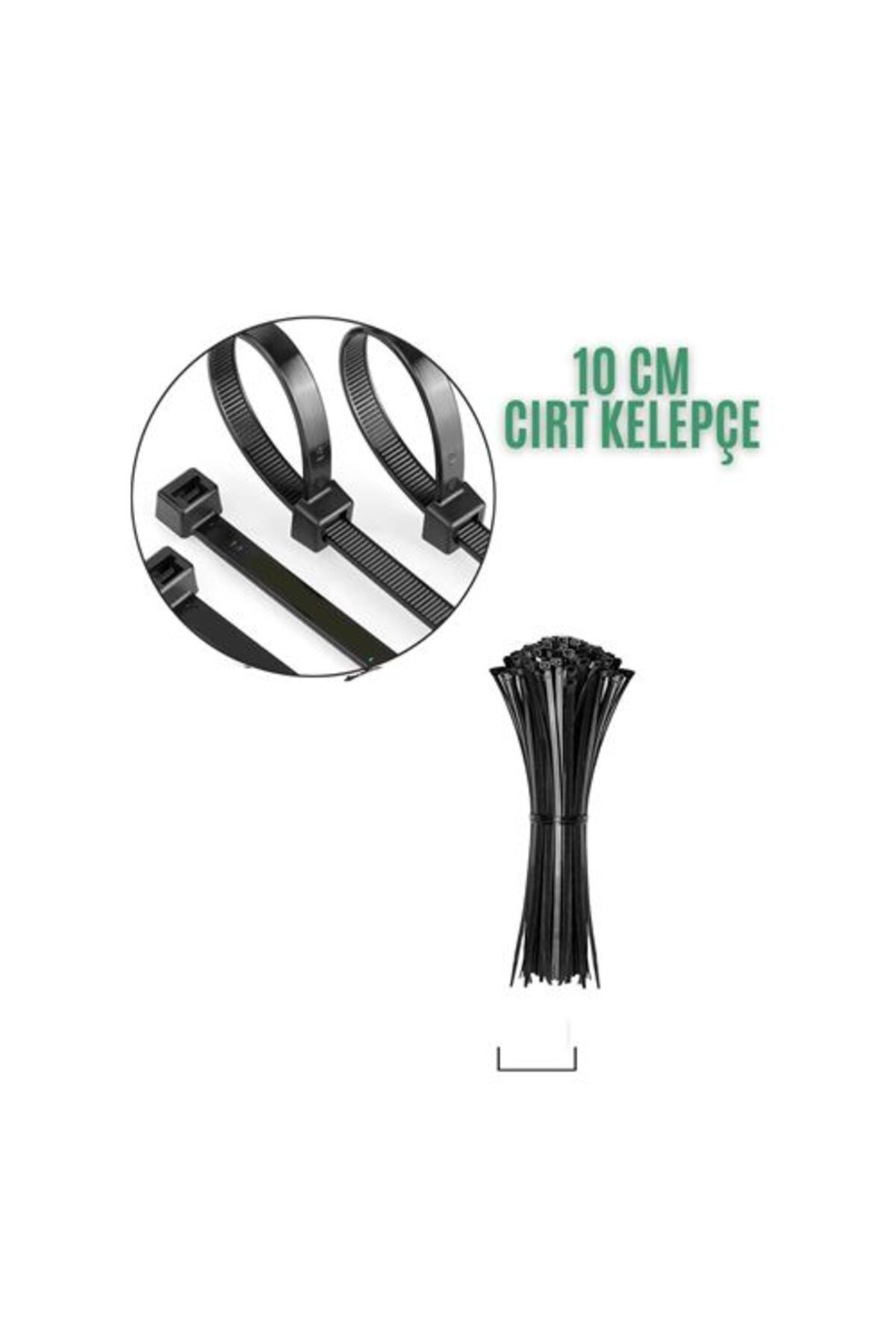 TYYLİ Cırt Kelepçe 10 Cm 100 lü Paket