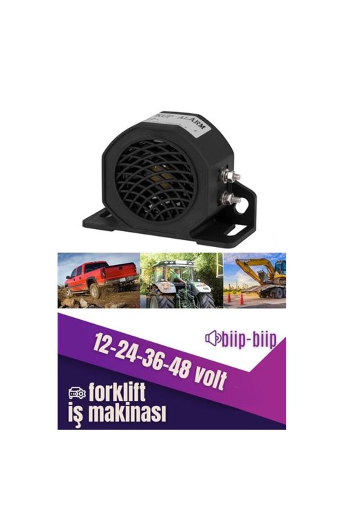 TYYLİ İş Makinası Forklift Yüksek Desibel Siren 12V-24V-36V