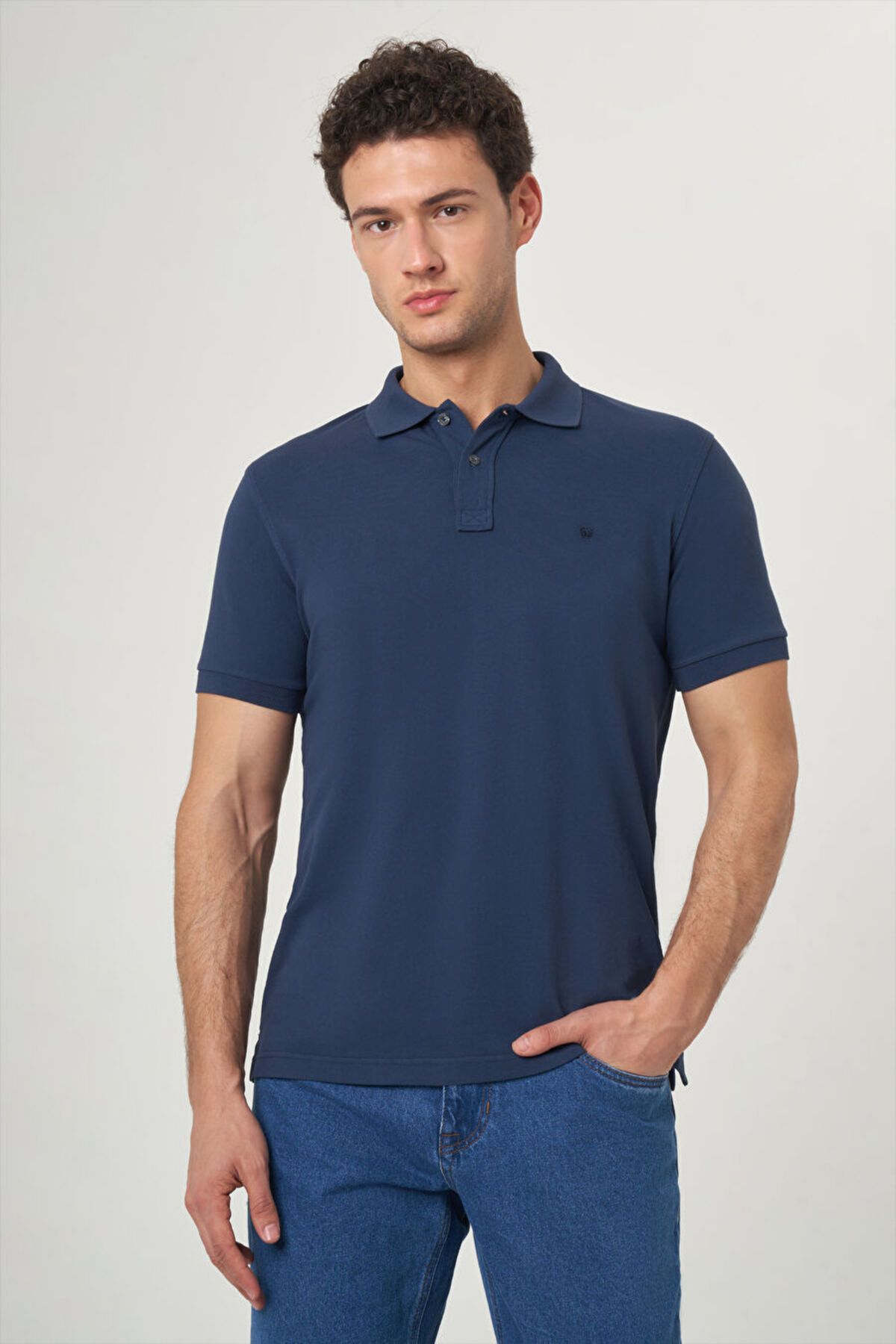 Bisse Erkek Baskılı Polo Yaka T-Shirt Laci
