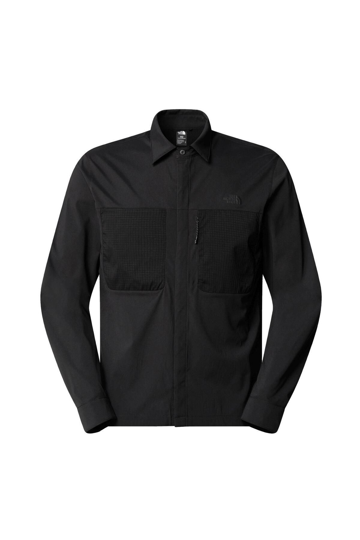 THE NORTH FACE Erkek L/S LIGHTRANGE Gömlek NF0A8B53JK31 Siyah-XXL