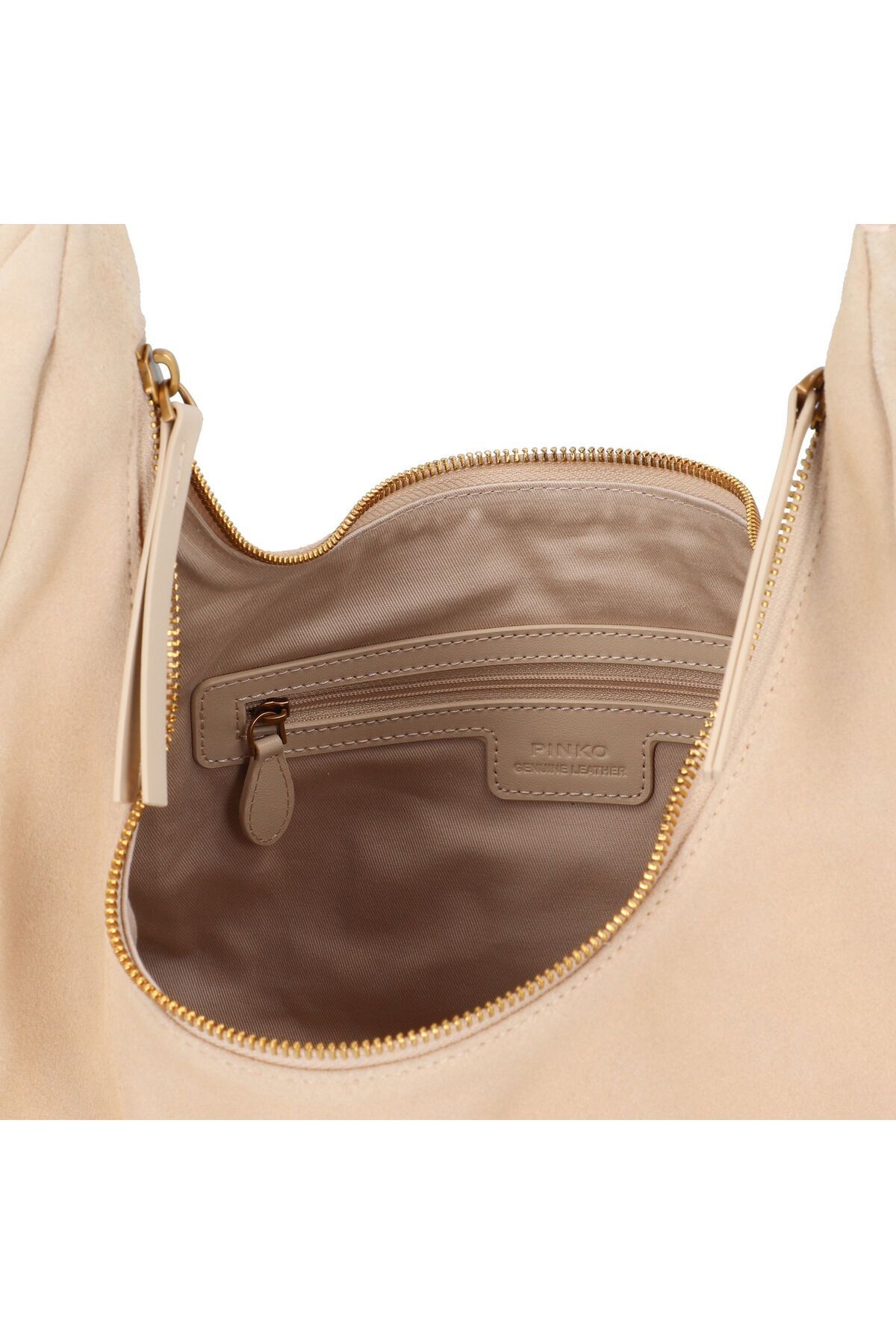 PİNKO-Slouchy Schultertasche Leder 40 Cm 5