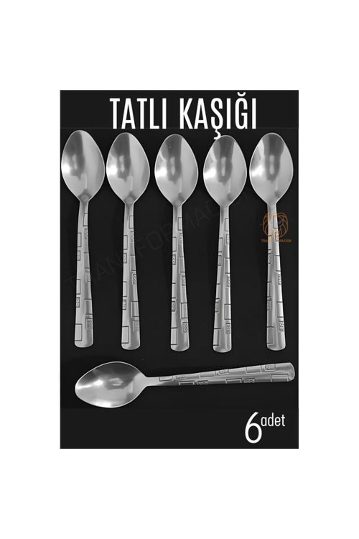karadağsb Tatlı Kaşığı Seti Veneta 6 Lı Paslanmaz