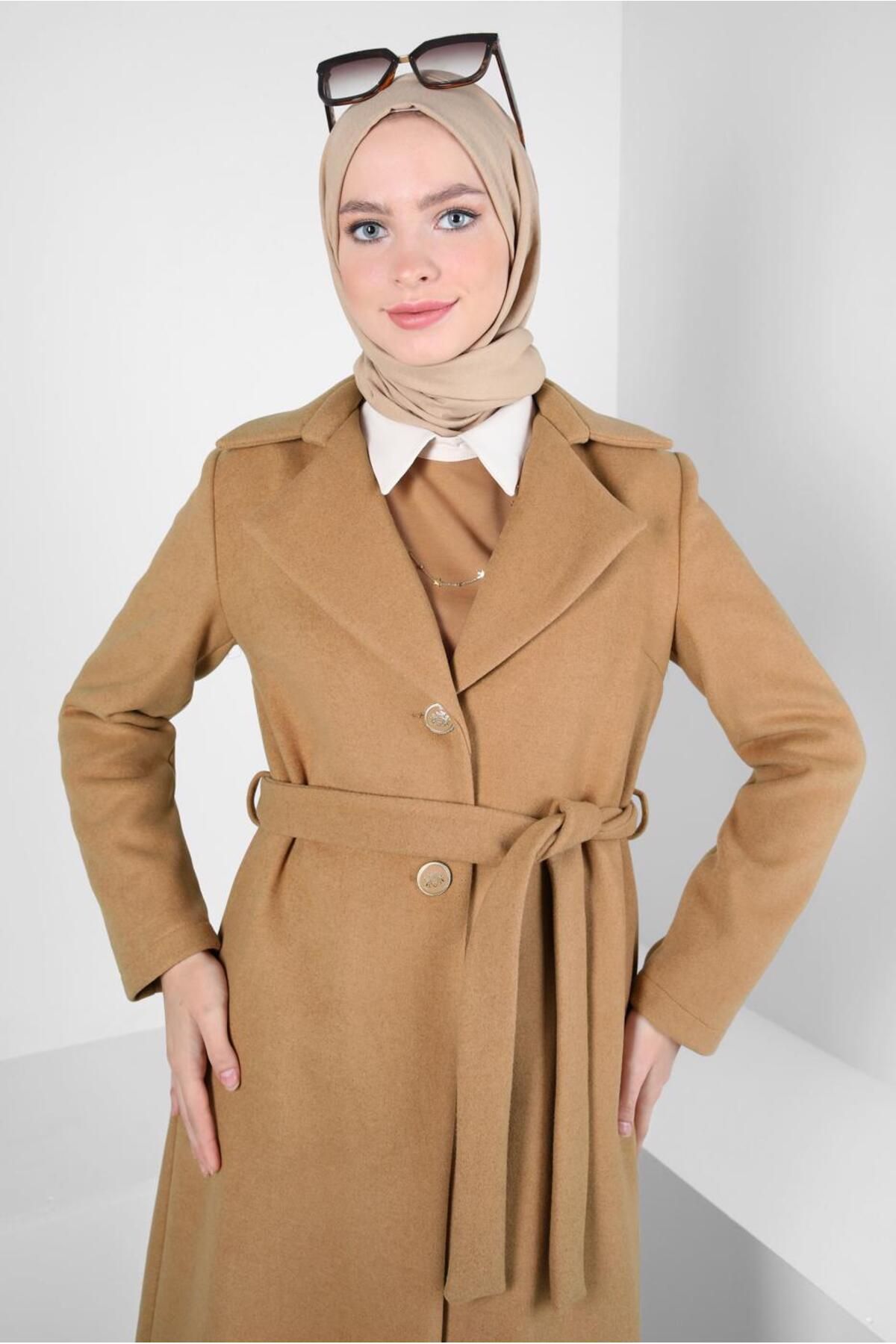 ژاکت کمربندی 44277 Alvina