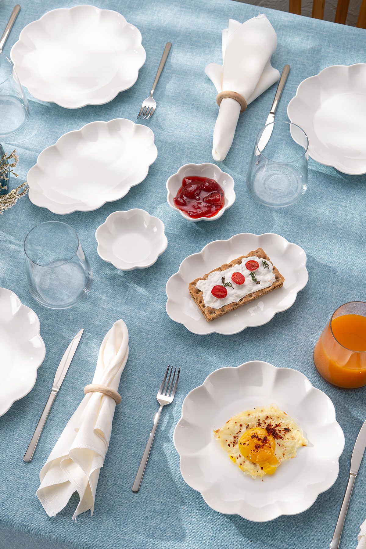 Emsan-Gonca 14 Piece Breakfast Set for 6 People 4