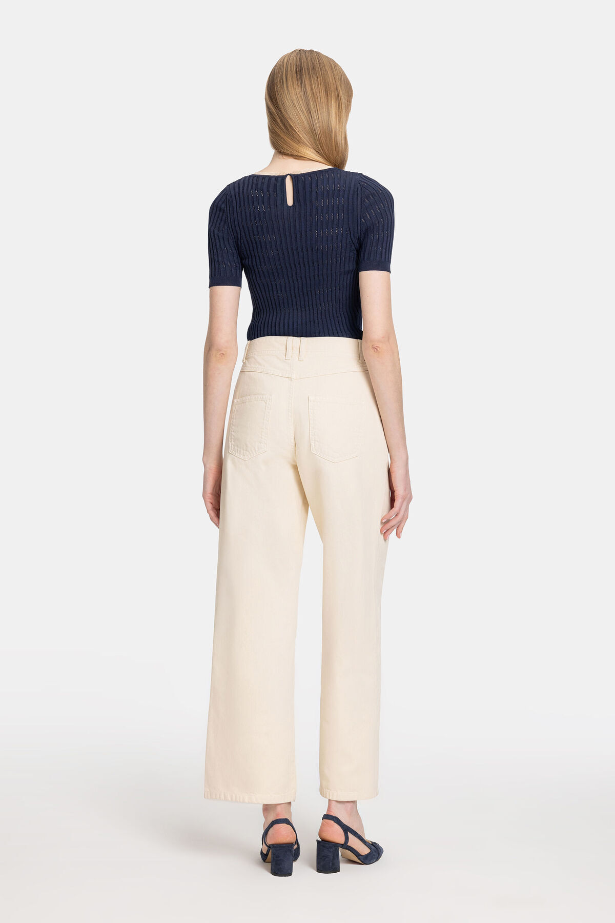 W Collection  EKRU JEAN PANTOLON - Görsel 2