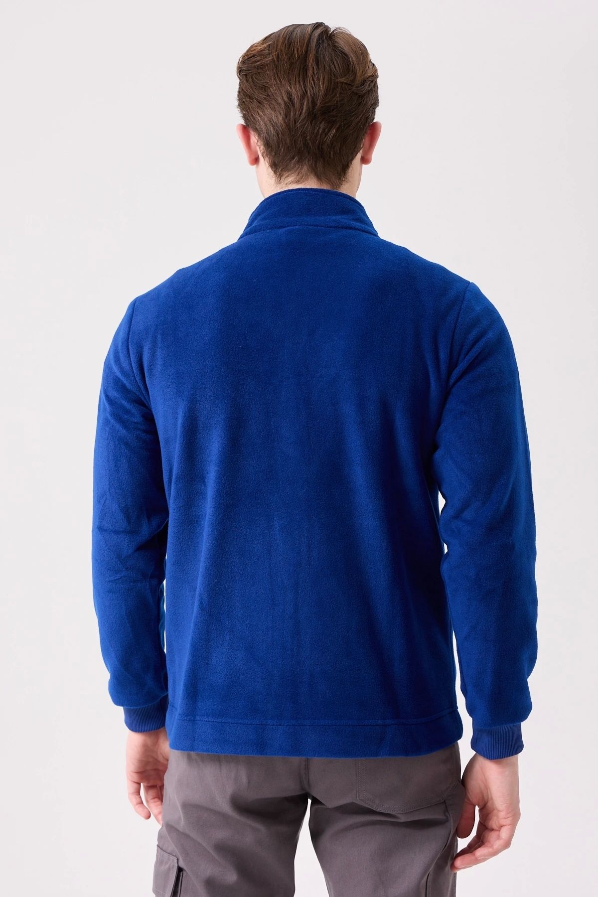 Kardelen İş Elbiseleri-Galanthus Fleece Coat Men's Zip-Up Warm Comfortable and Durable Winter Fleece 5