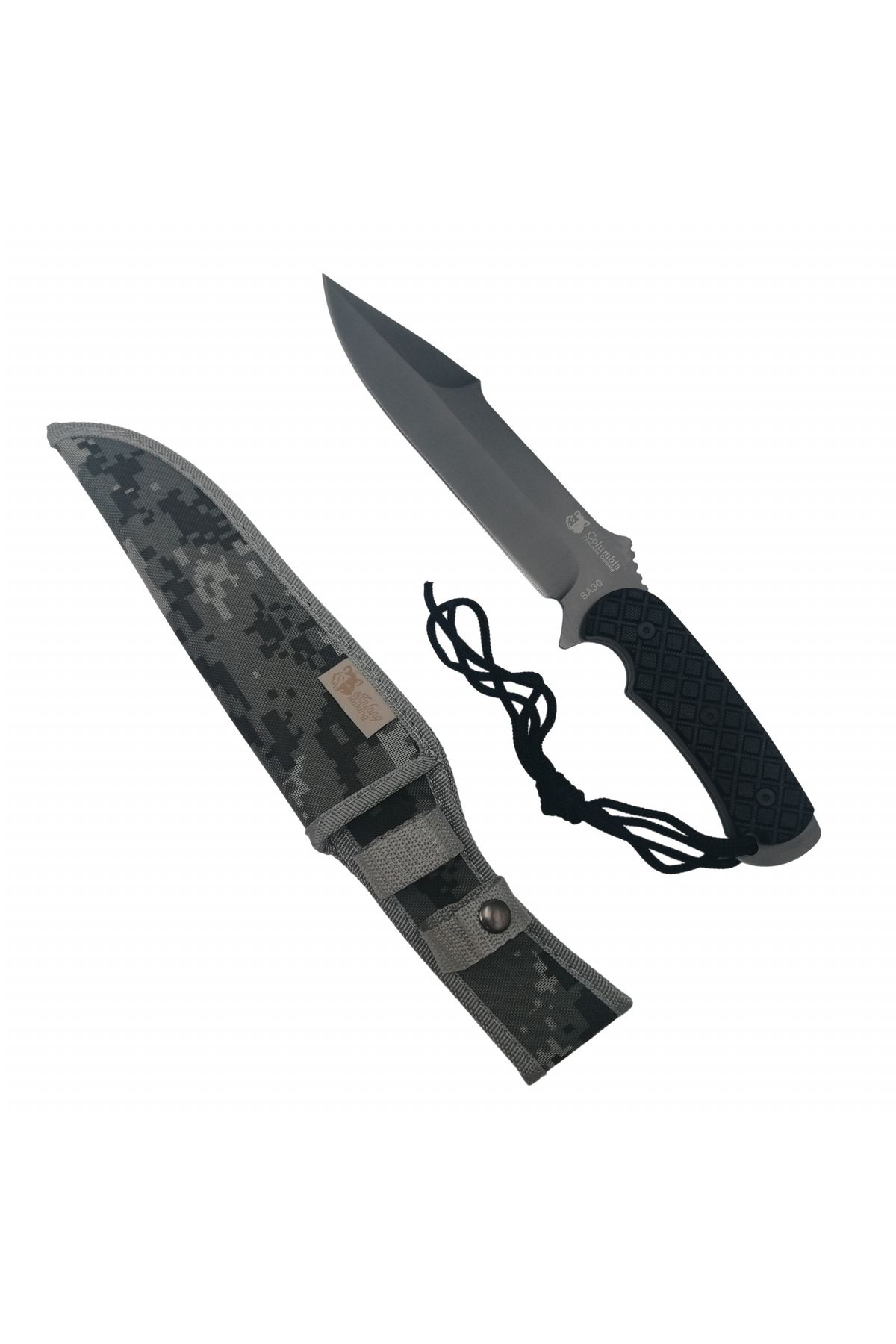 Depox Cuțit De Vânătoare Ideallstore , Camping, Digital Bowie, 31 Cm, Cutie Cadou - One Size