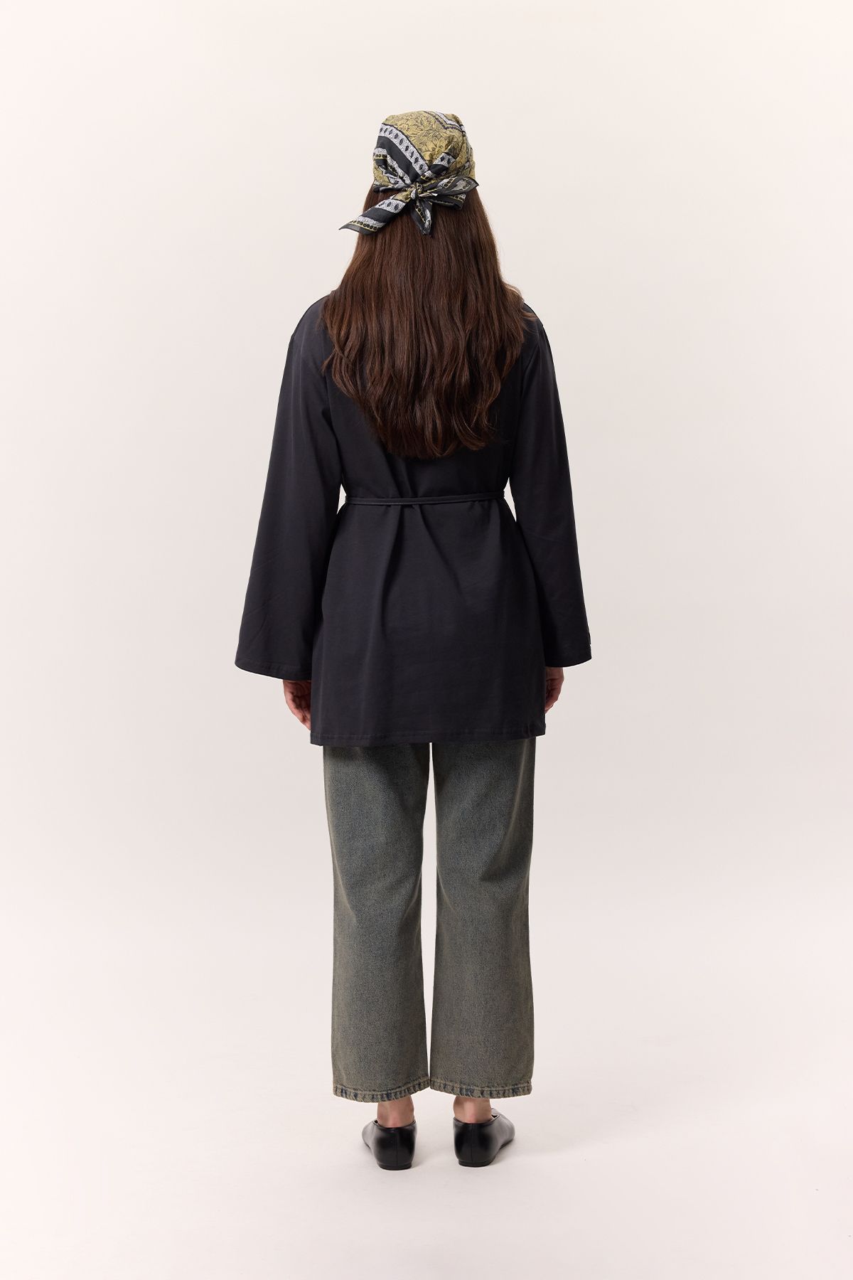 Manuka-Oversize Tshirt with Binding Detail Anthracite 7