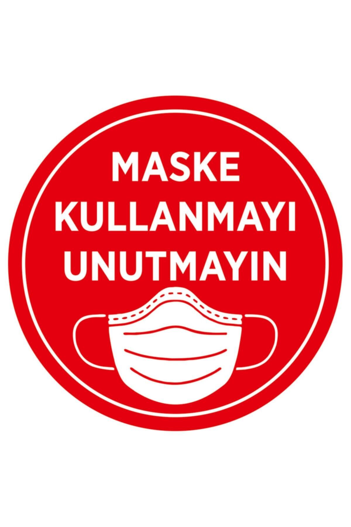 New Jargon Nu Uitați Să Folosiți Mască Autocolant Banner Pentru Perete 45x45cm 5 Buc Syl13 - One Size