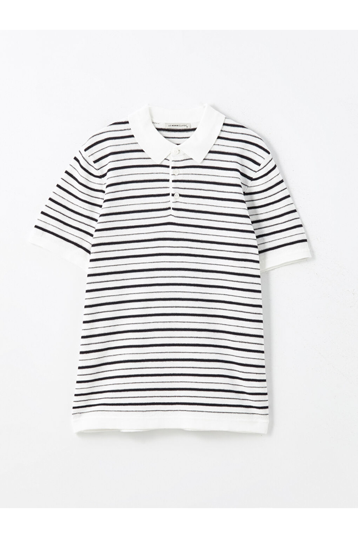 LC Waikiki-Ανδρικό T-Shirt από υφασμάτινο πλεκτό μείγμα βισκόζης Standard Mold 5