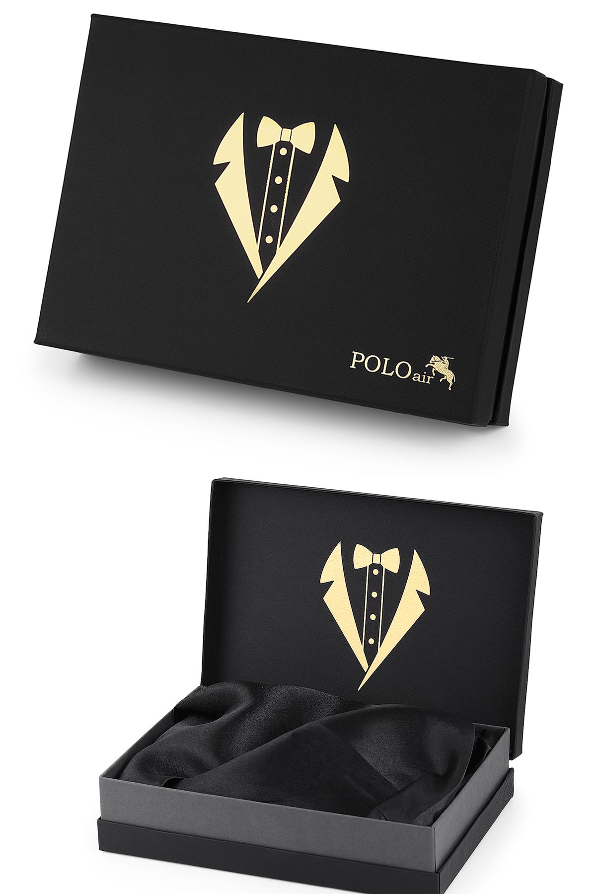 کیف پول مردانه داماد 4 DAILY STYLISH با جعبه: کمربند کارت مقدس عطر polo air