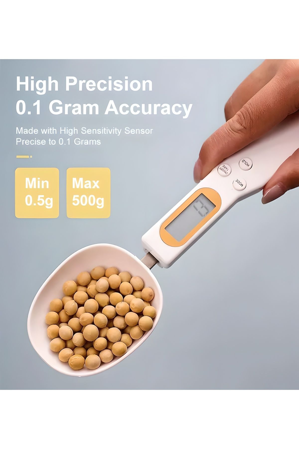 COOYA-Digital Measuring Spoon, Electronic Measuring Spoon Scale, with LCD Display 2