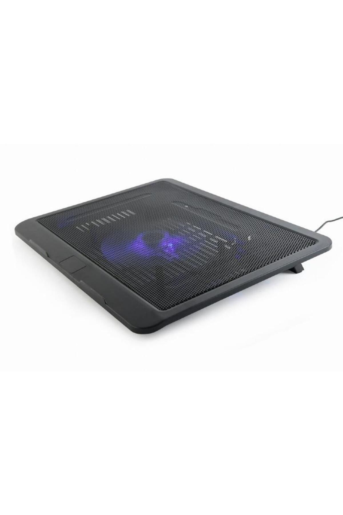 Gembird-Notebook Cooler, Gembird NBS-1F15-04, Maximum 15 inches, LED lighting, Black 1