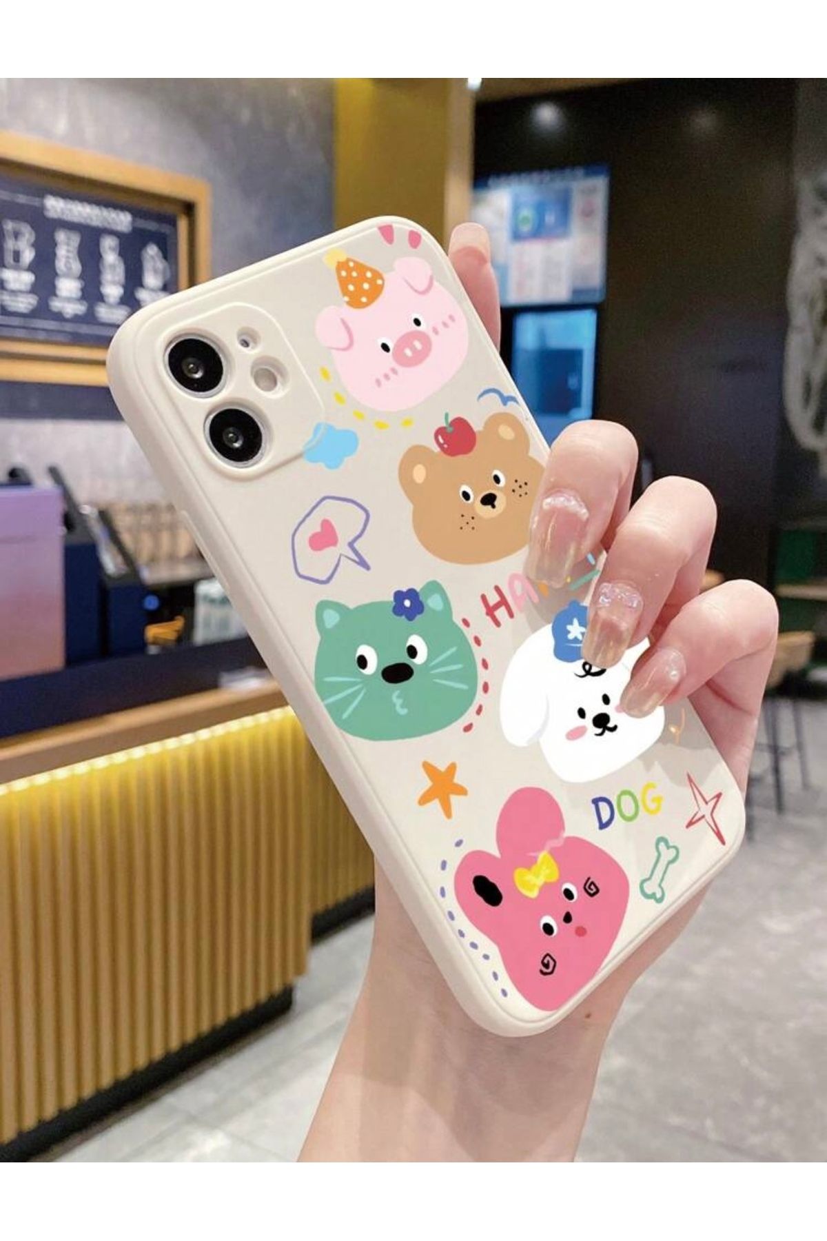 MirazTasarim IPHONE 11 SEVİMLİ DESENLİ ELRU KILIF